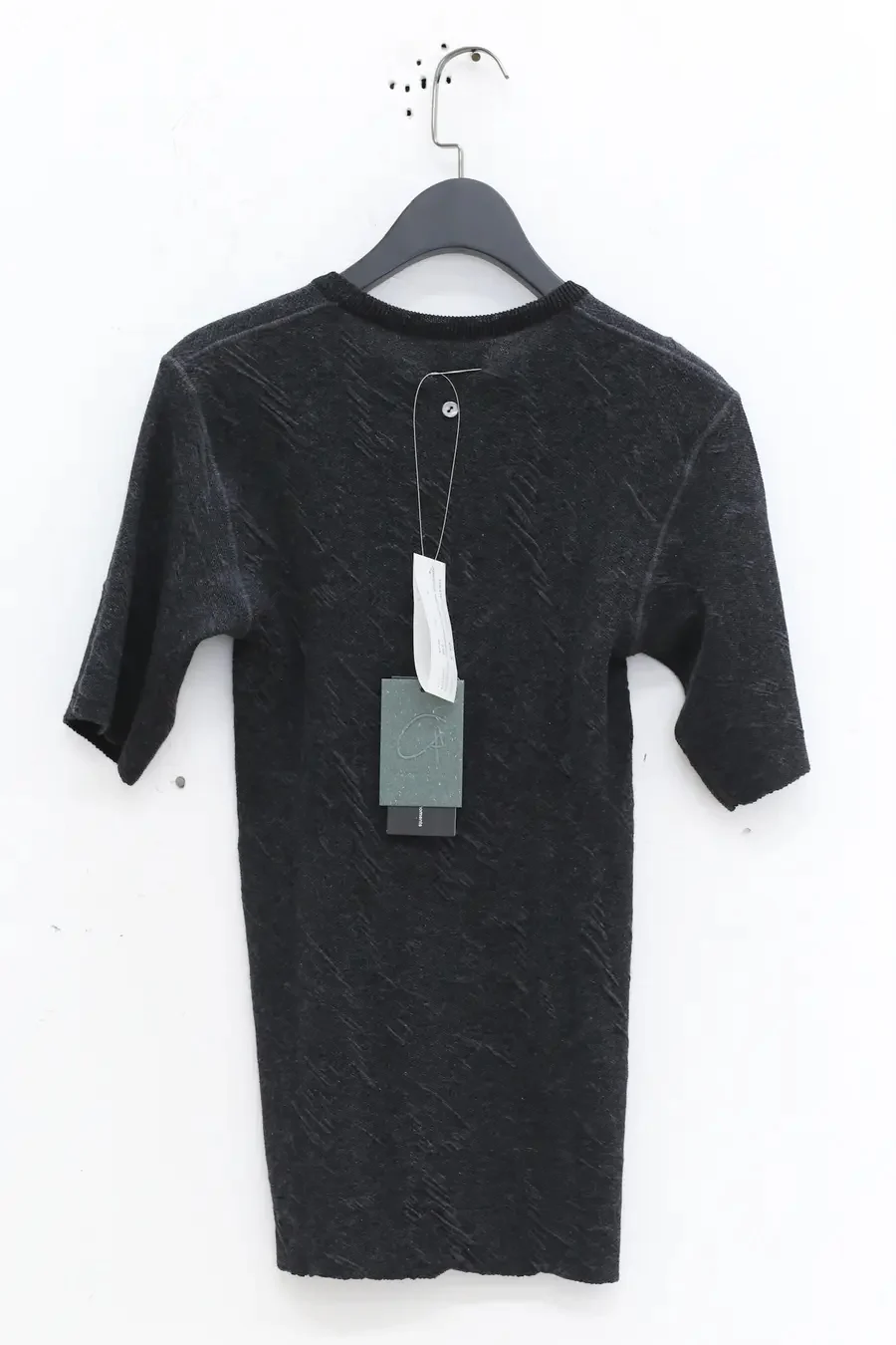 DEEPTI knitted short sleeves K-078 black - Image 4
