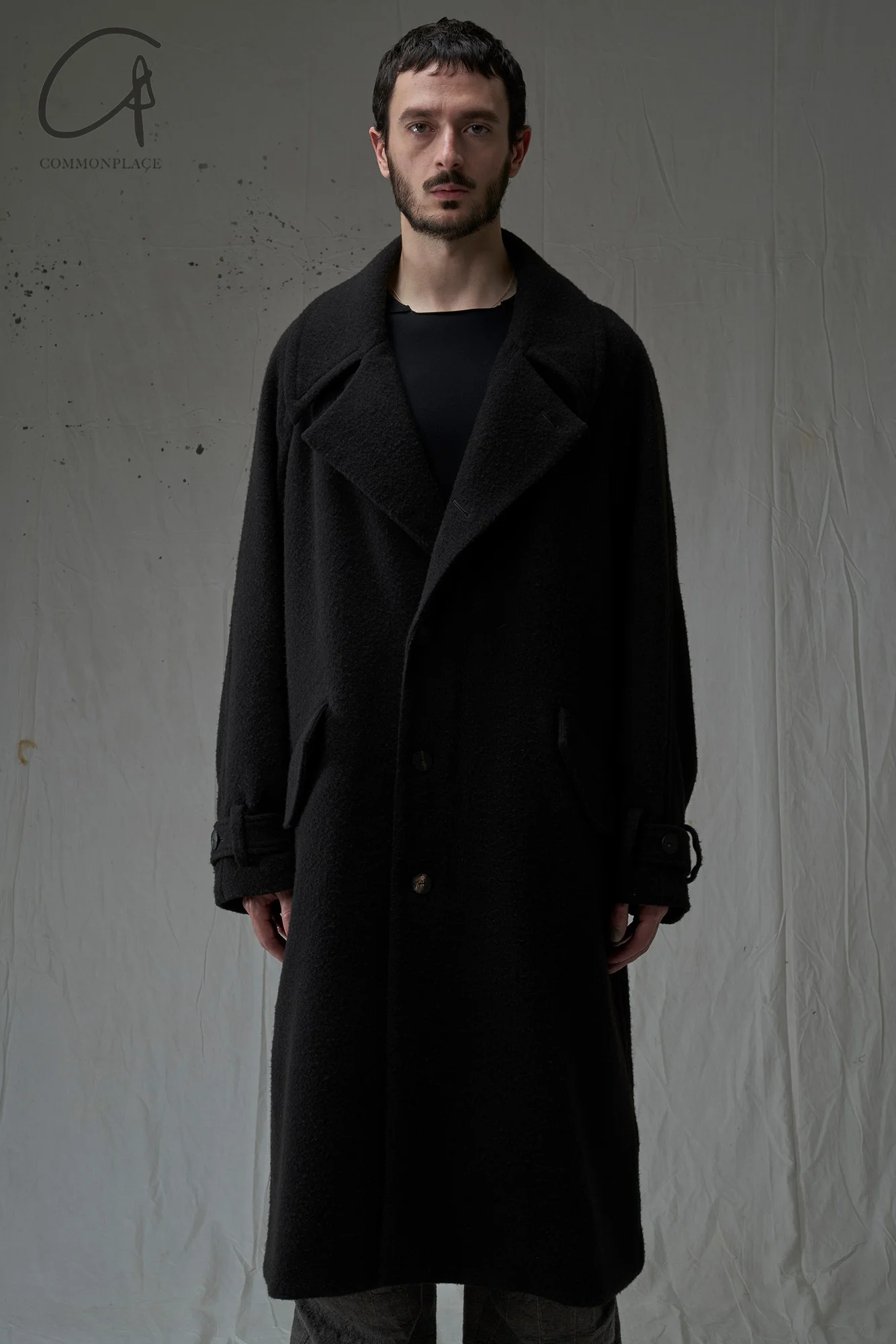 DEVOA 24 autumn and winter camel hair coat DVA-CTI-CHIC-FADE BLACK CTI-CHIC - Image 7