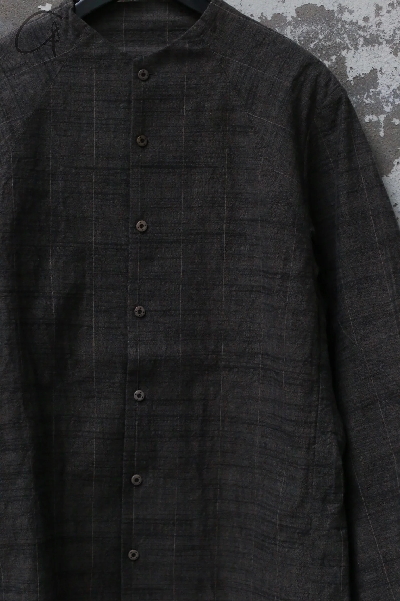 Devoa 24 autumn and winter collarless shirt Japan DVA-SHE-DCCSH-MAD GRAY SHE-DCCSH - Image 2
