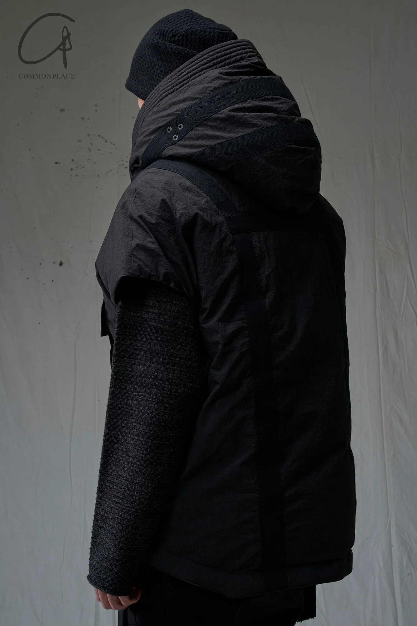 DEVOA 24 autumn and winter hooded waistcoat DVA-DKV-SCIC-HEI black DKV-SCIC - Image 8