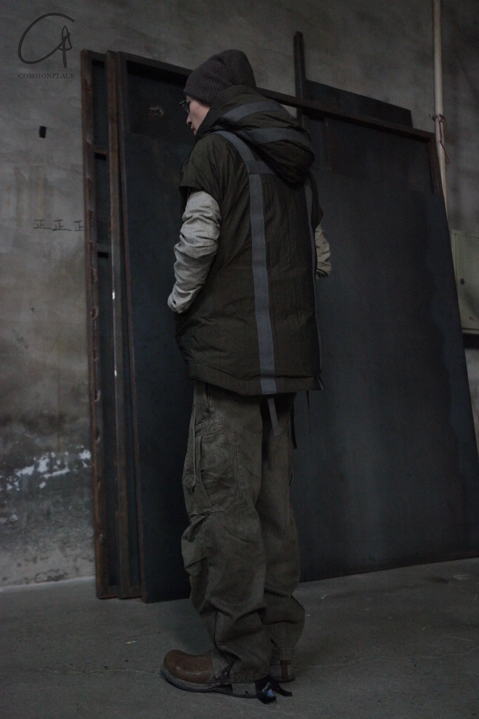 DEVOA 24 autumn and winter hooded waistcoat DVA-DKV-SCIC-KHAKI DKV-SCIC - Image 18