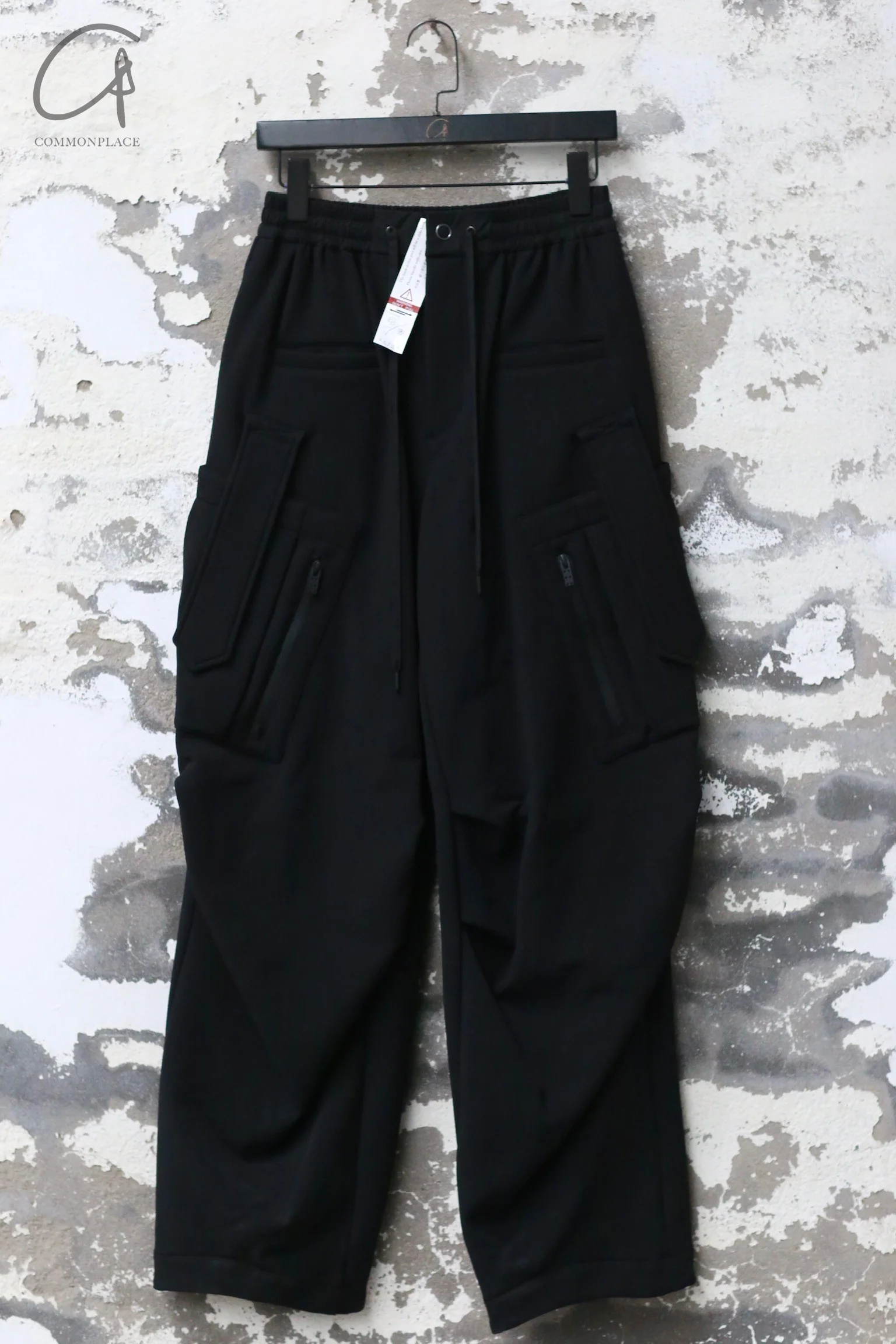 DEVOA 24 autumn and winter loose pocket trousers DVA-PTE-CSMBC-HEI black PTE-CSMBC