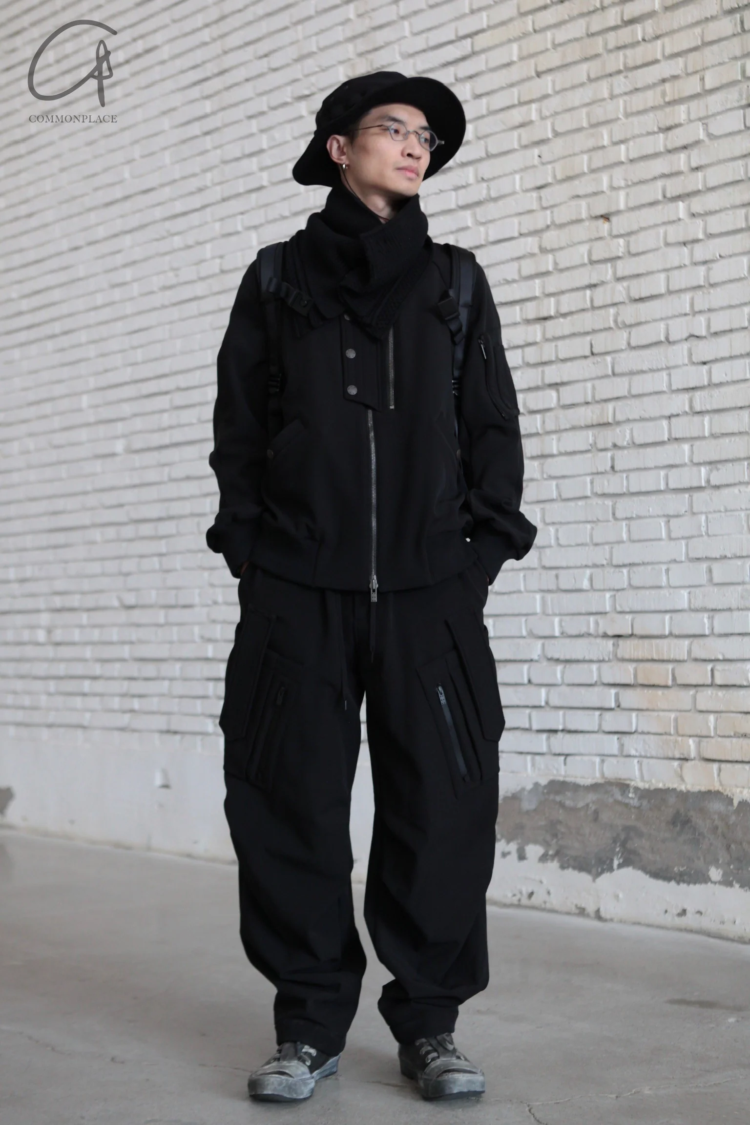 DEVOA 24 autumn and winter loose pocket trousers DVA-PTE-CSMBC-HEI black PTE-CSMBC - Image 11