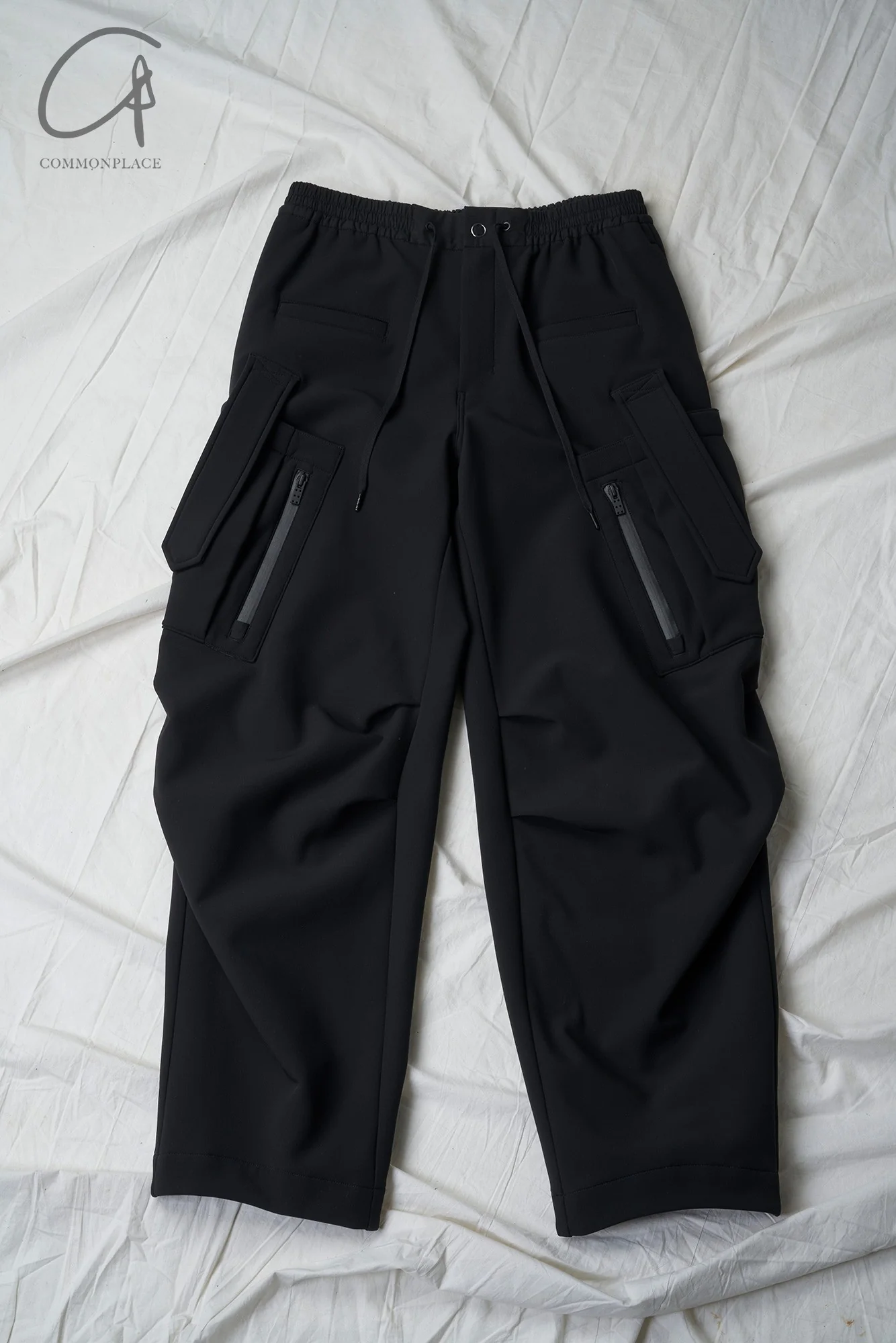 DEVOA 24 autumn and winter loose pocket trousers DVA-PTE-CSMBC-HEI black PTE-CSMBC - Image 5