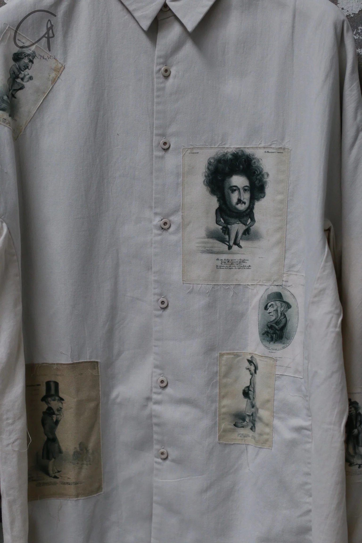 Devoa 24 Autumn and Winter Printed Shirt Japan DVA-SH-PCGP-MB Off-white SH-PCGP - Image 2