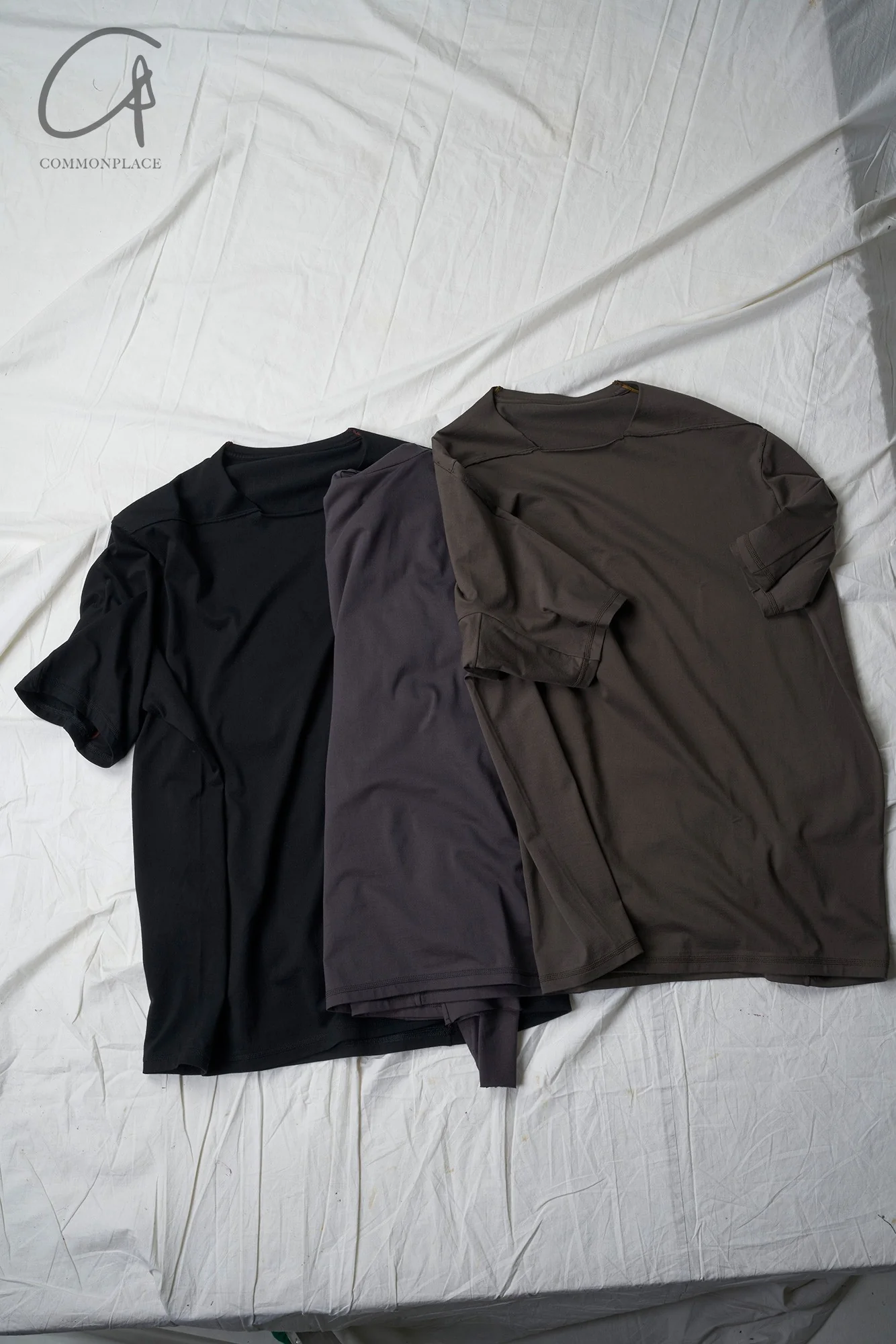 DEVOA 24 Autumn and Winter Short Sleeve T-shirt Series Japan DVA-CSC-28S1-BEIGE GRAY CSC-28S1 - Image 5