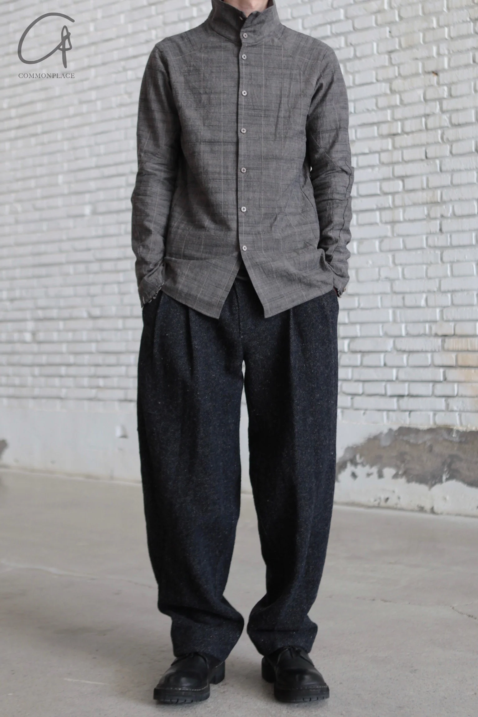 DEVOA 24 Autumn and Winter Wool Trousers DVA-PT-BWNK-DARK NAVY PT-BWNK - Image 9
