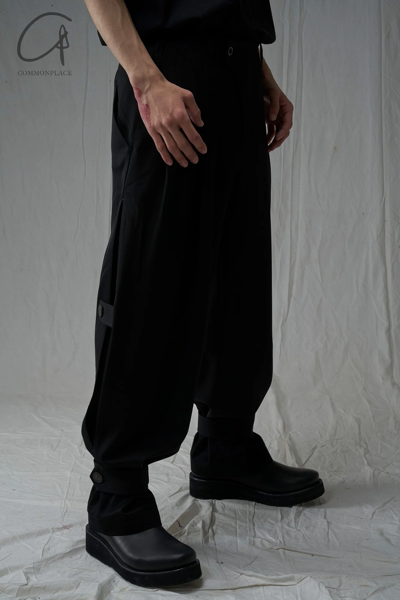 DEVOA 24 Autumn and Winter Wool Trousers DVA-PTI-ITJP-HEI Black PTI-ITJP - Image 8