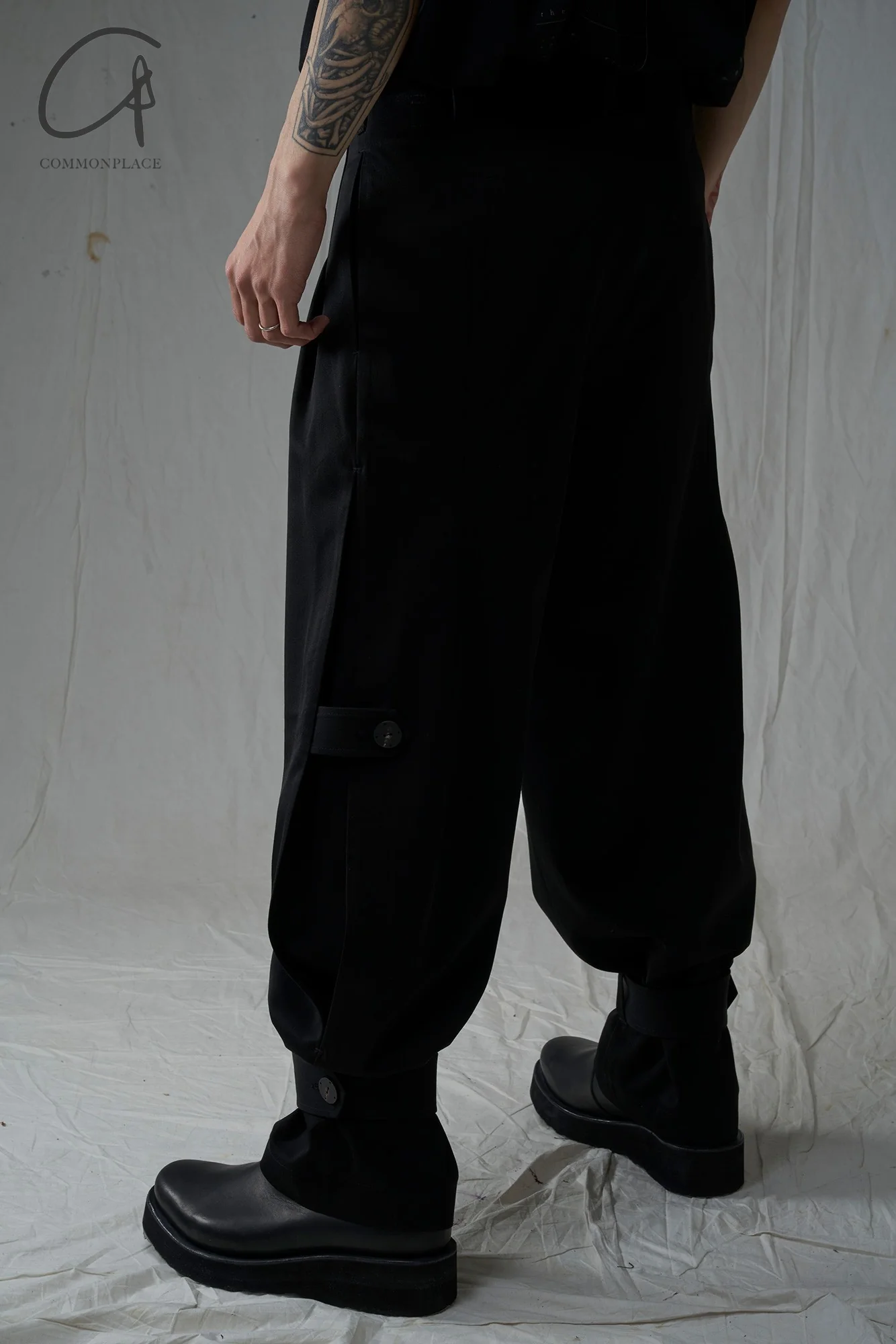 DEVOA 24 Autumn and Winter Wool Trousers DVA-PTI-ITJP-HEI Black PTI-ITJP - Image 9