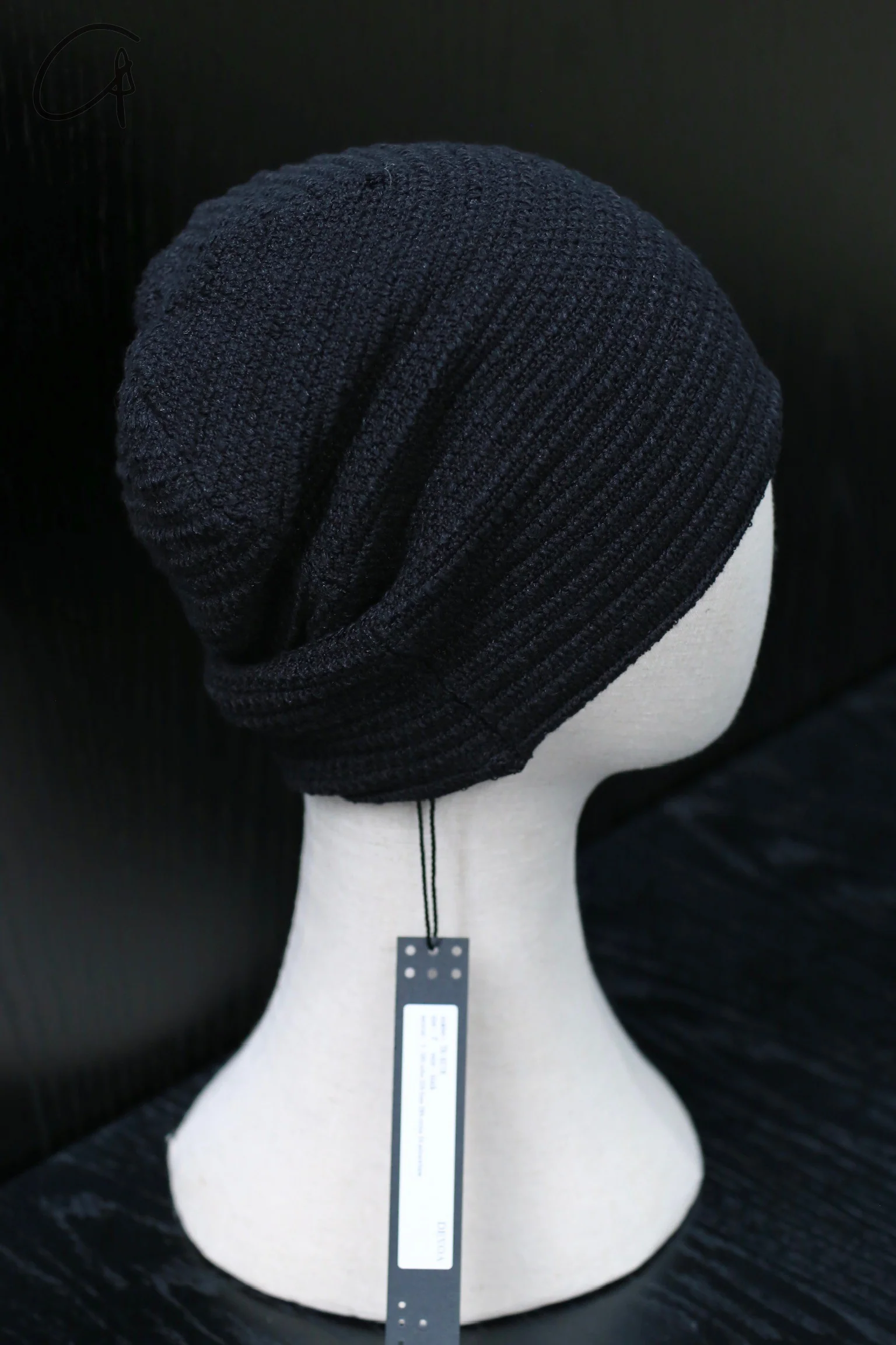 DEVOA knitted hat Japan DVA-TK-KC18-HEI black - Image 2