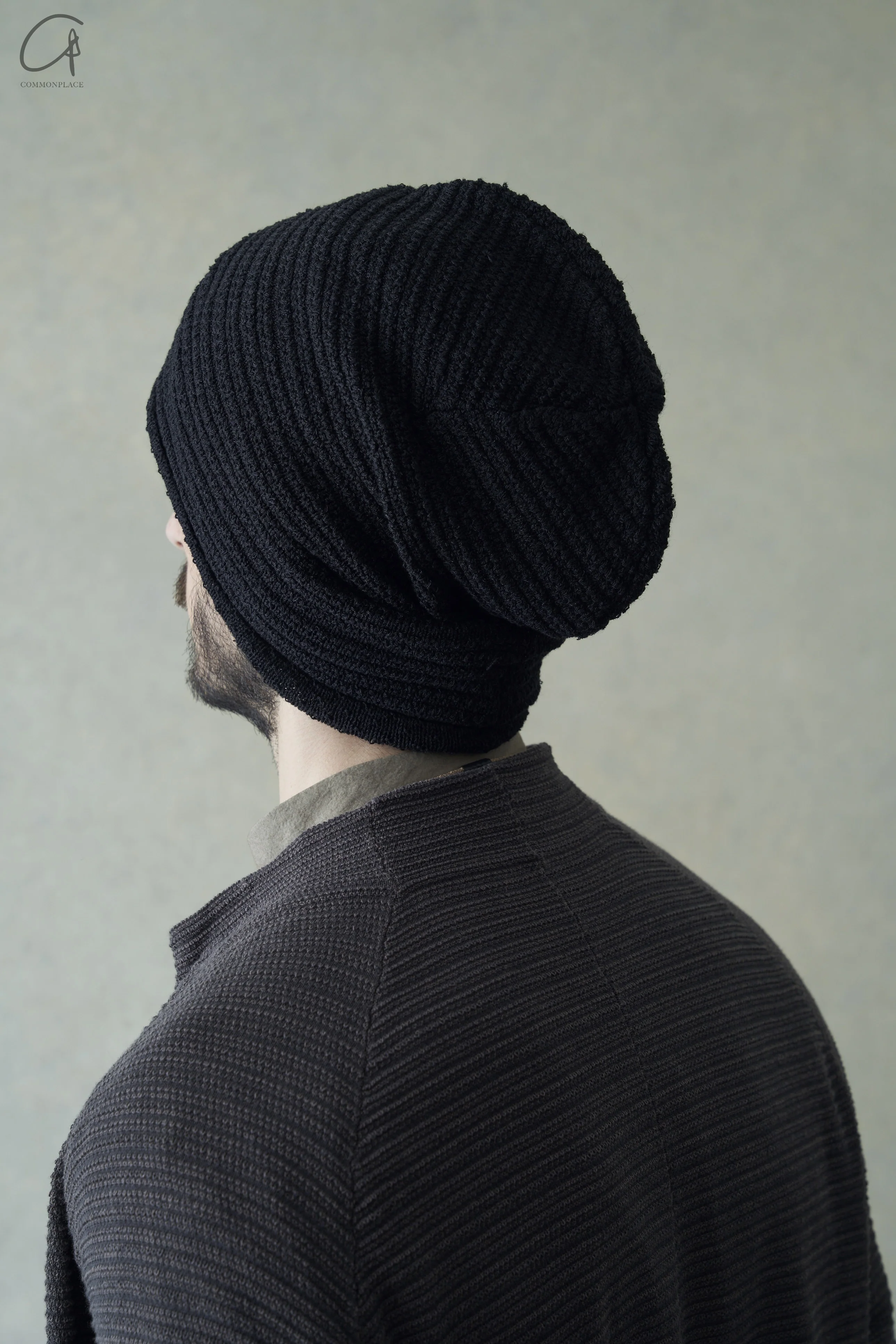 DEVOA knitted hat Japan DVA-TK-KC18-HEI black - Image 6