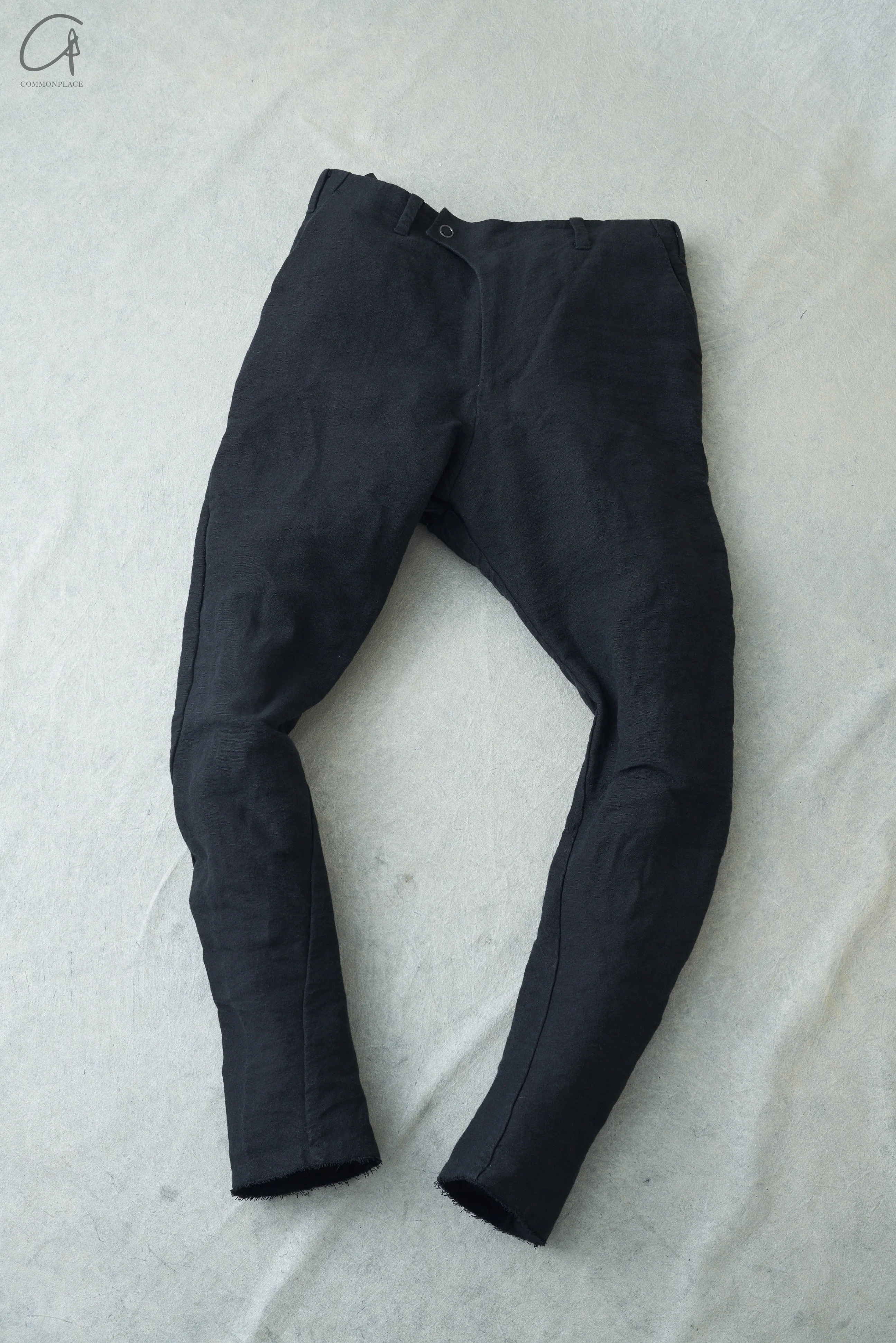 DEVOA 24 spring and summer linen scimitar pants PTE-SGCS black - Image 5
