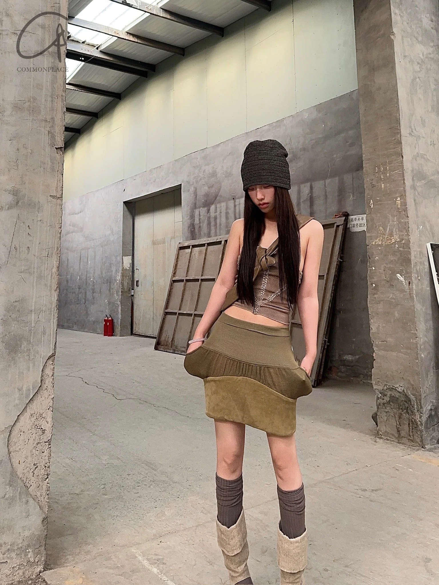 DEVOA 24 spring and summer woven hat TK-KC19-HEI black - Image 7
