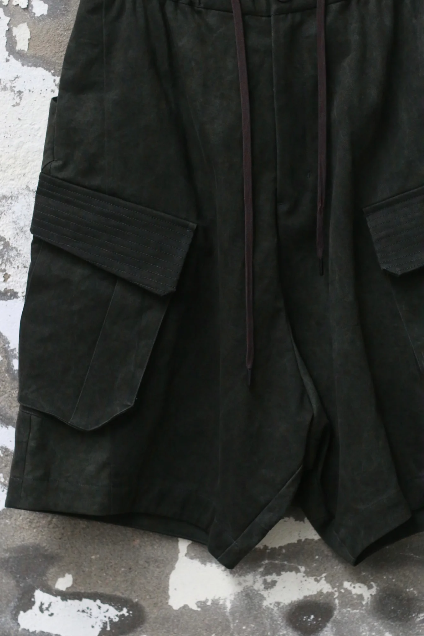 DEVOA 25 Fall/Winter Men's Short Drawstring Casual Pants (Deep Forest) DVA-PTJ-KCCH - Image 2