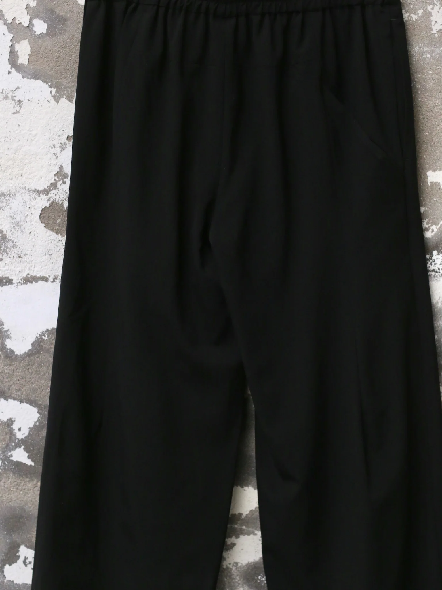 DEVOA 25 Spring/Summer Straight Pants DVA-PTJ-FLBG-HEI Black - Image 3