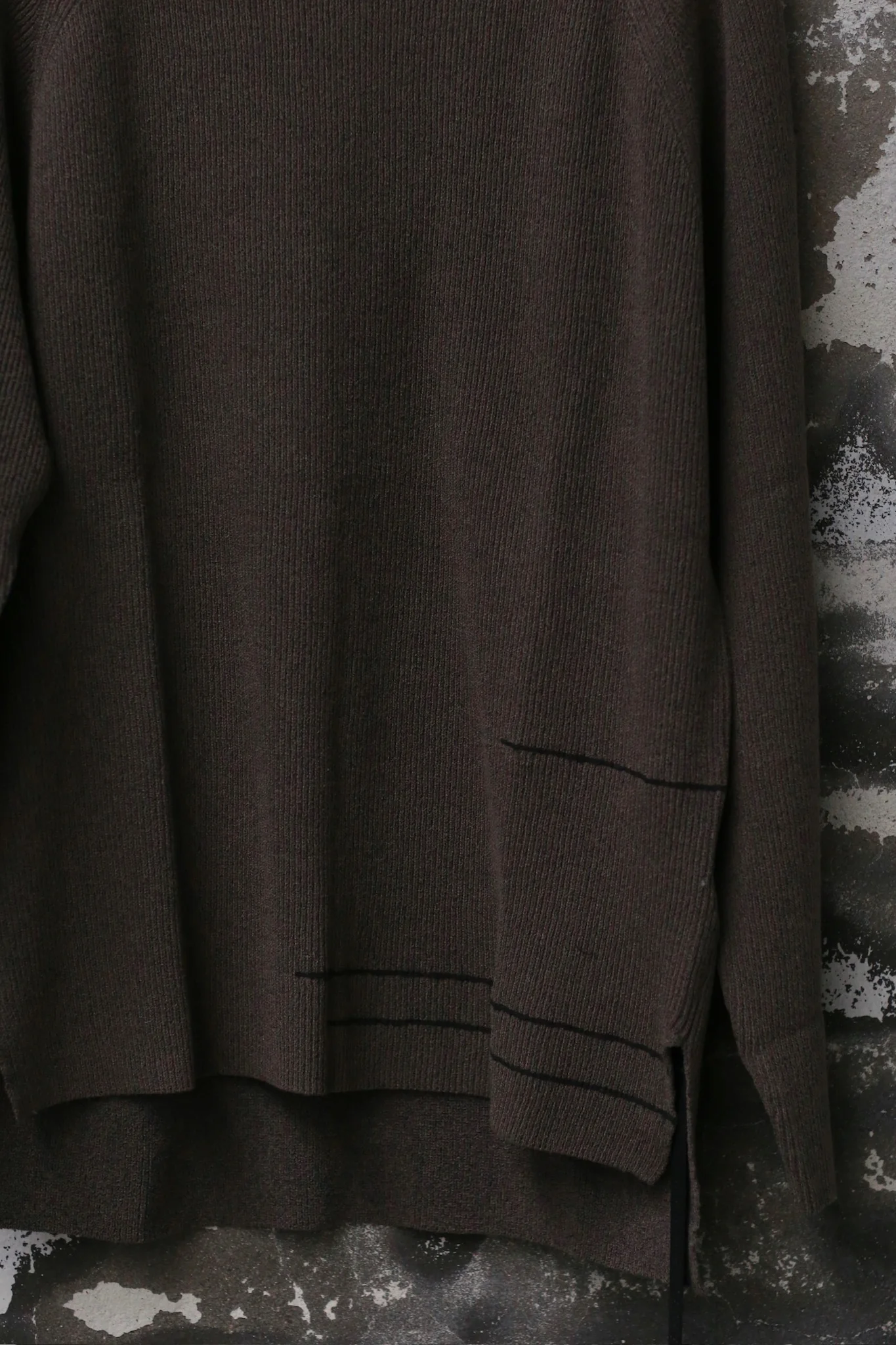 DEVOA 25 Spring/Summer Sweater Pullover DVA-SKT-HDAP-STONE GRAY - Image 2