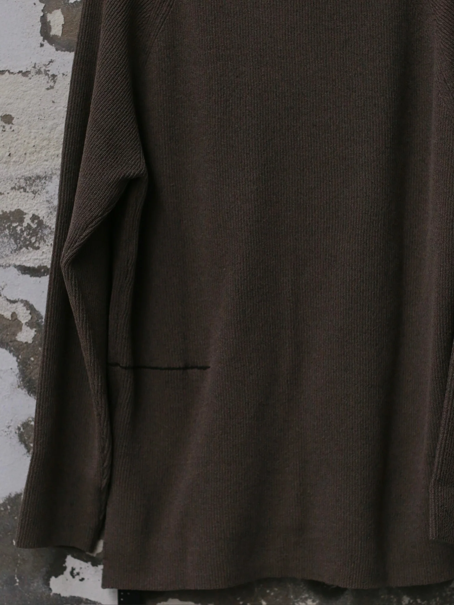 DEVOA 25 Spring/Summer Sweater Pullover DVA-SKT-HDAP-STONE GRAY - Image 3