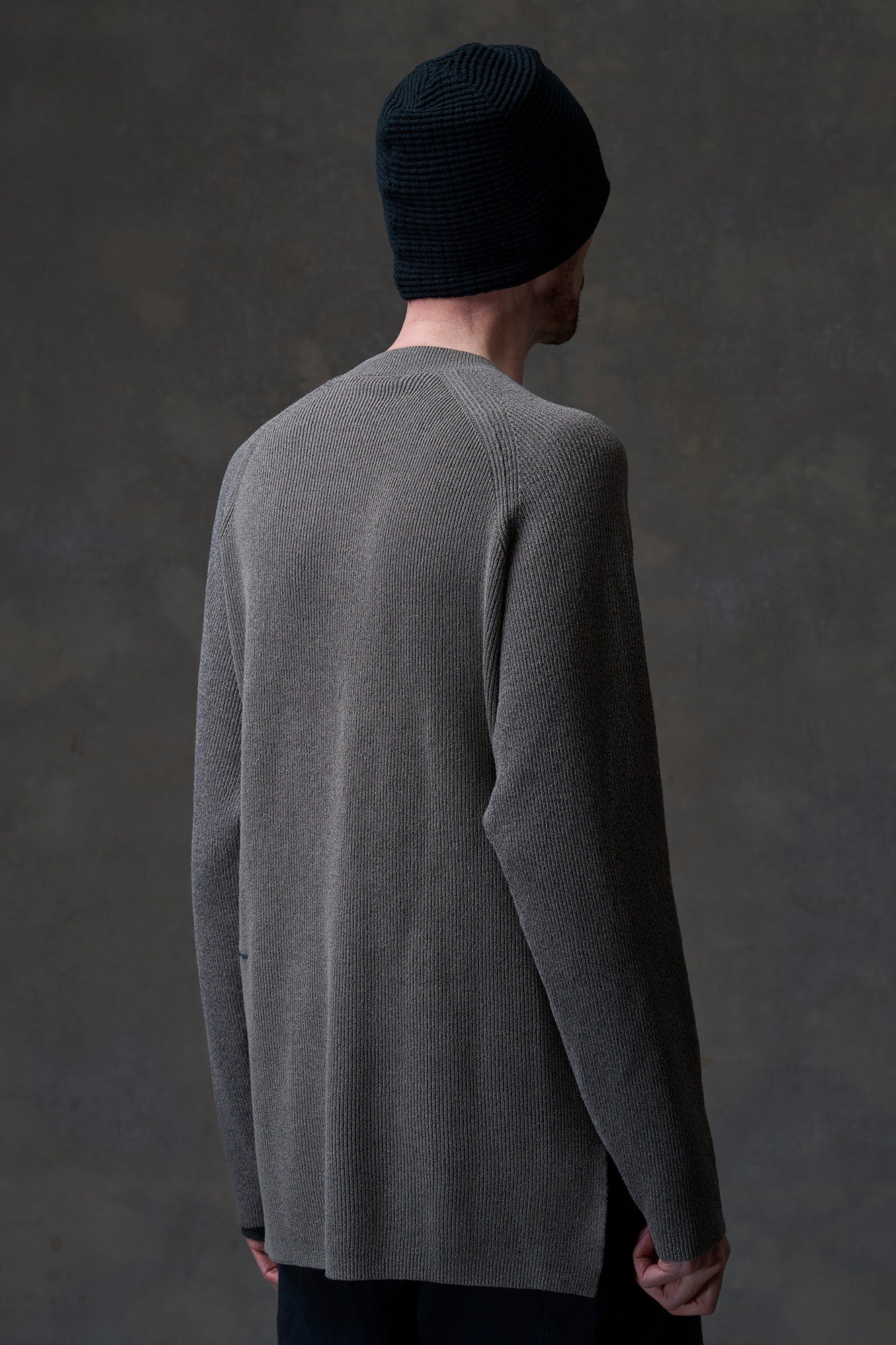 DEVOA 25 Spring/Summer Sweater Pullover DVA-SKT-HDAP-STONE GRAY - Image 8