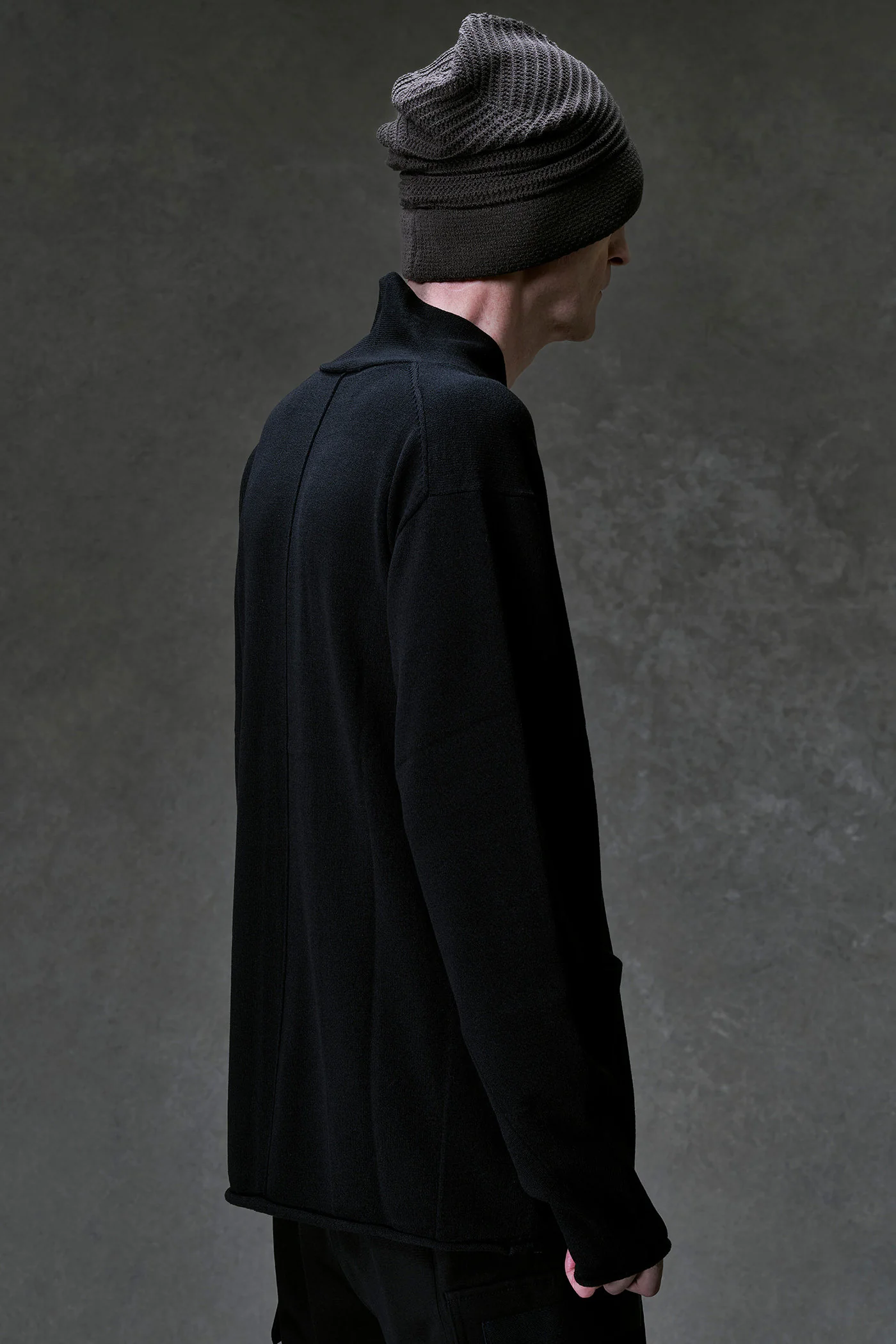 DEVOA 26SS Button-Up Cardigan (Japan) DVA-KTS-DSHC-BLACK - Image 3