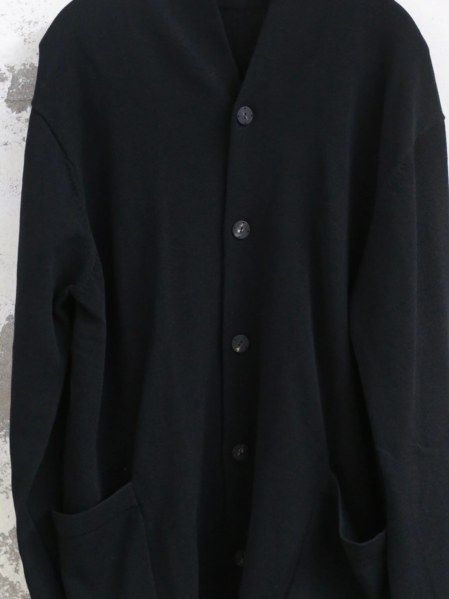 DEVOA 26SS Button-Up Cardigan (Japan) DVA-KTS-DSHC-BLACK - Image 6