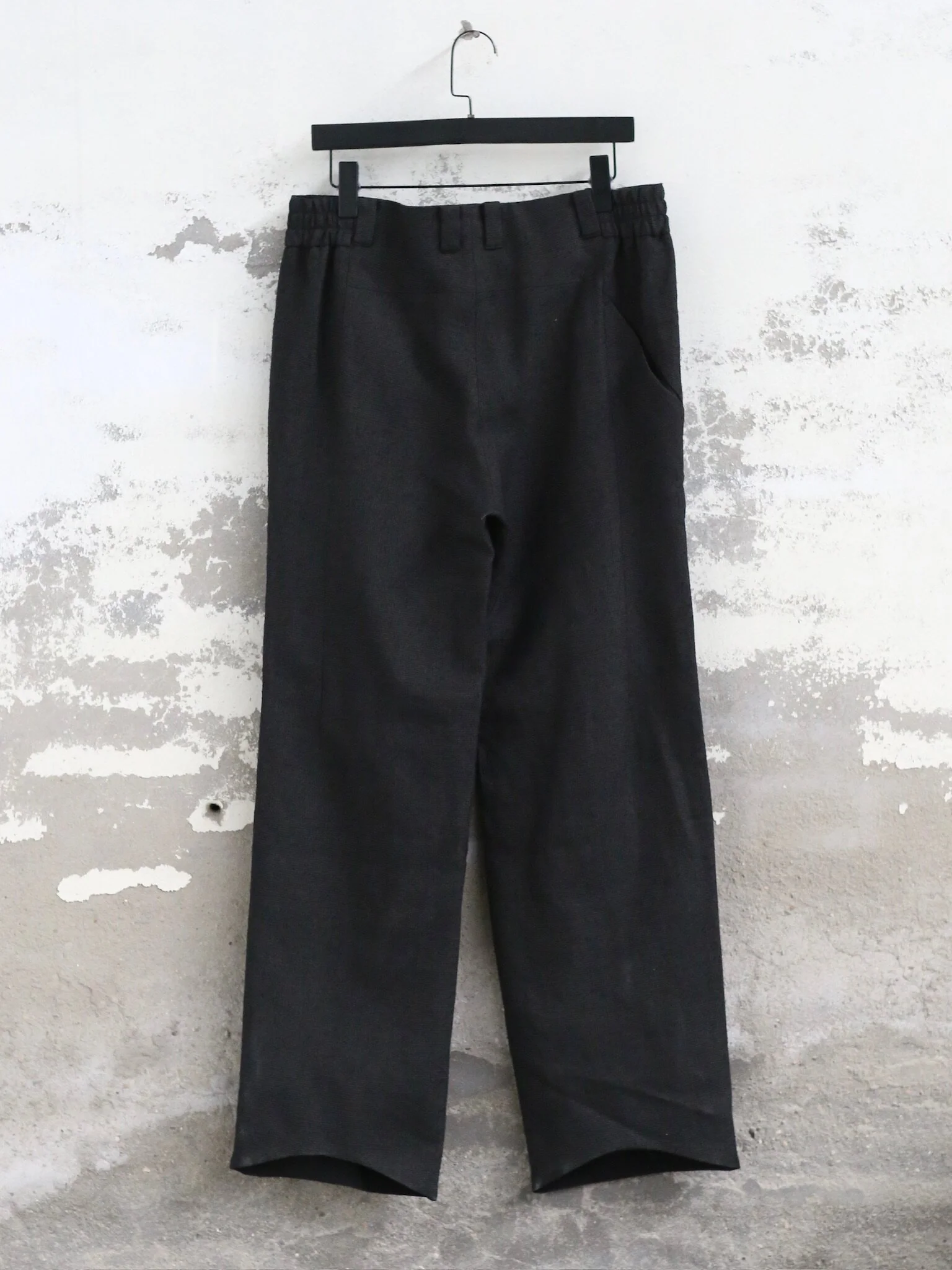 DEVOA 26SS Classic Straight Leg Pants (Japan) DVA-PTJ-SPKB-BLACK - Image 4