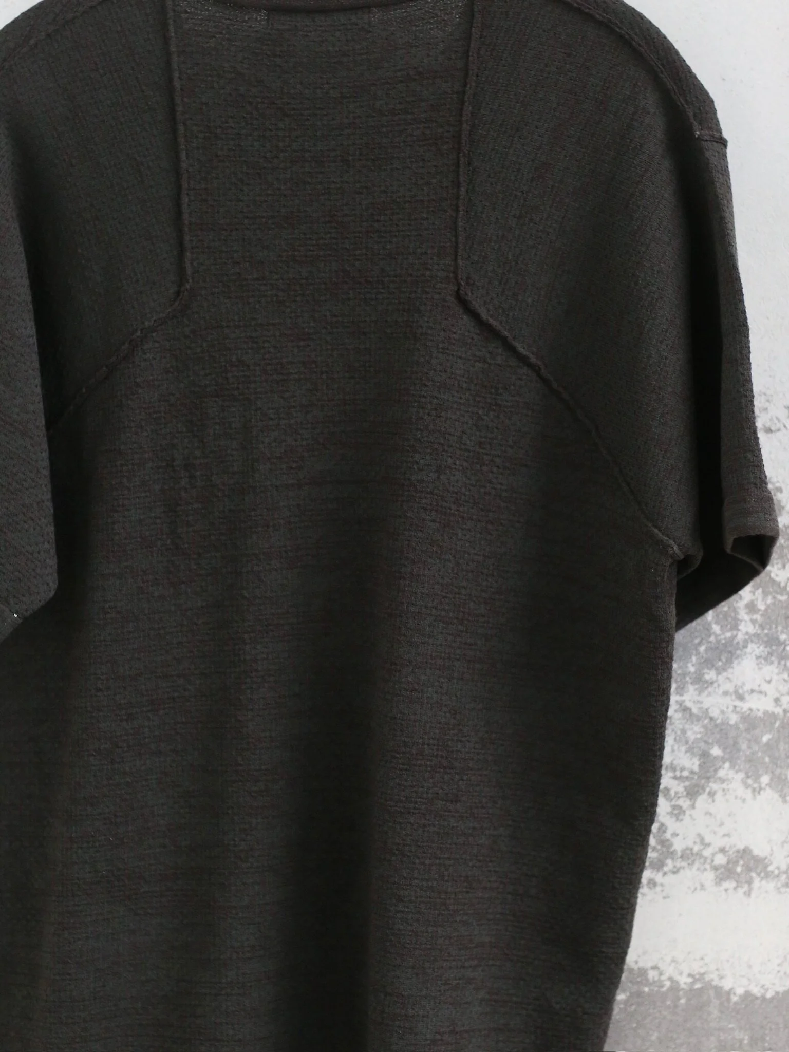 DEVOA 26SS Crew Neck Short Sleeve T-Shirt, Japan DVA-KTS-BPM1-STEEL MELANGE - Image 6