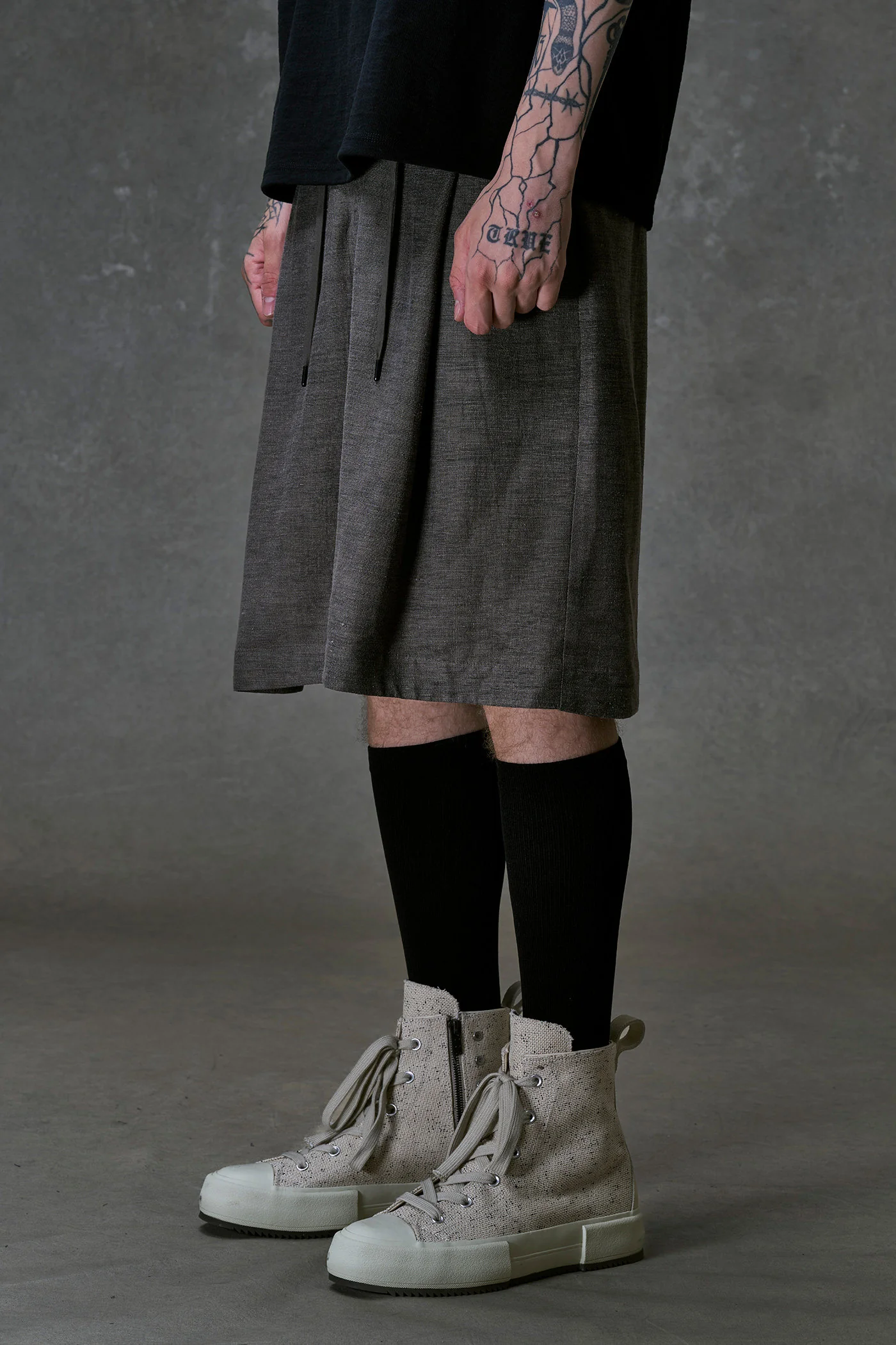 DEVOA 26SS Harf Pants, Silk Shorts, Japan, Comfortable. DVA-PTJ-KSBS-DUNE - Image 7