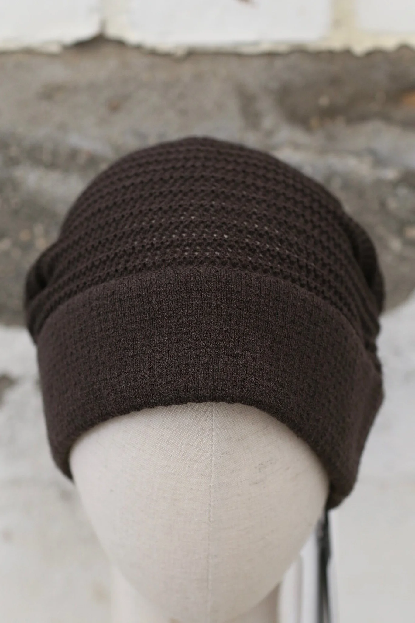 DEVOA 26SS Knitted Hat, Japan DVA-TK-KC26-BEIGE GRAY