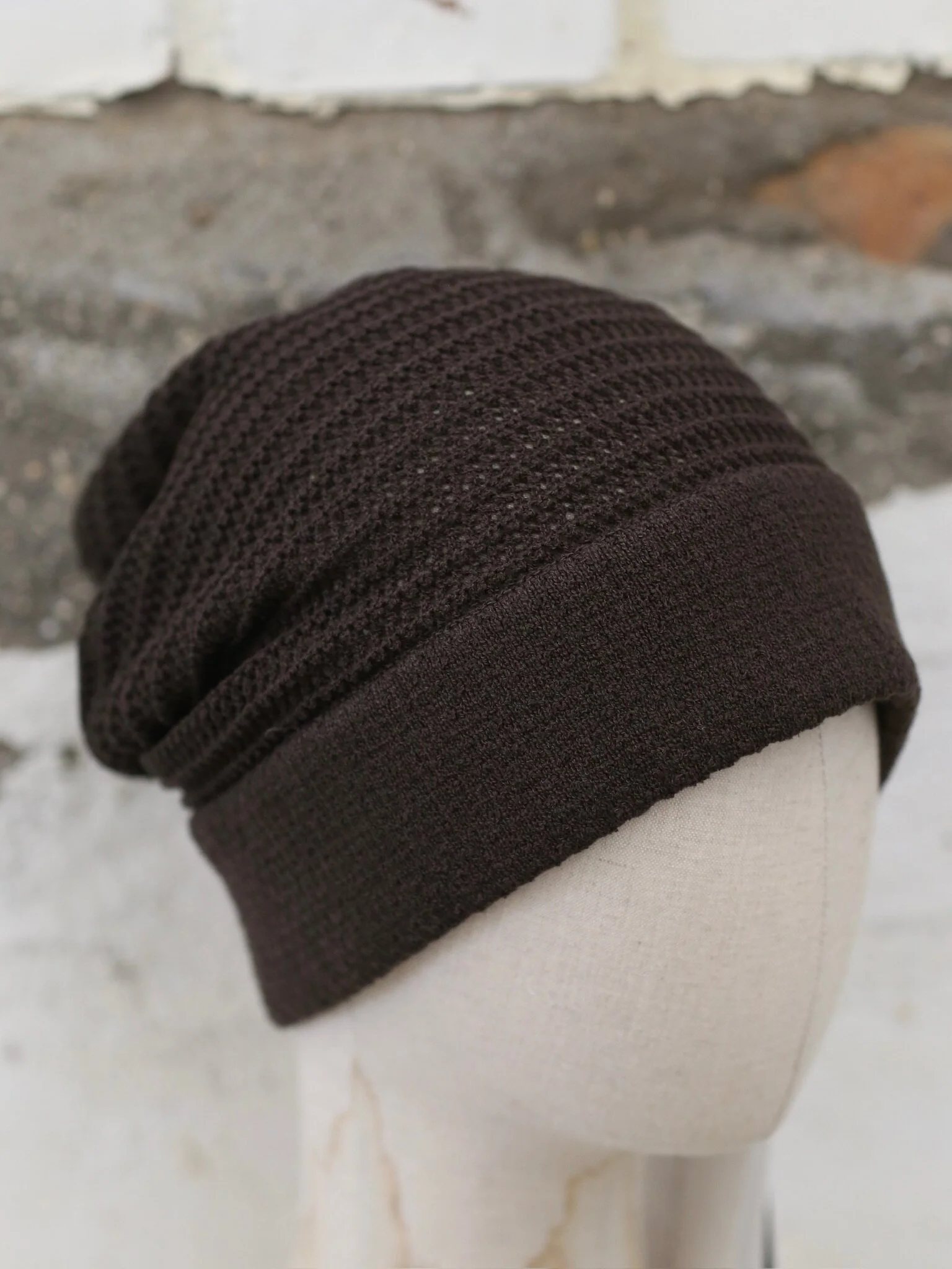DEVOA 26SS Knitted Hat, Japan DVA-TK-KC26-BEIGE GRAY - Image 4