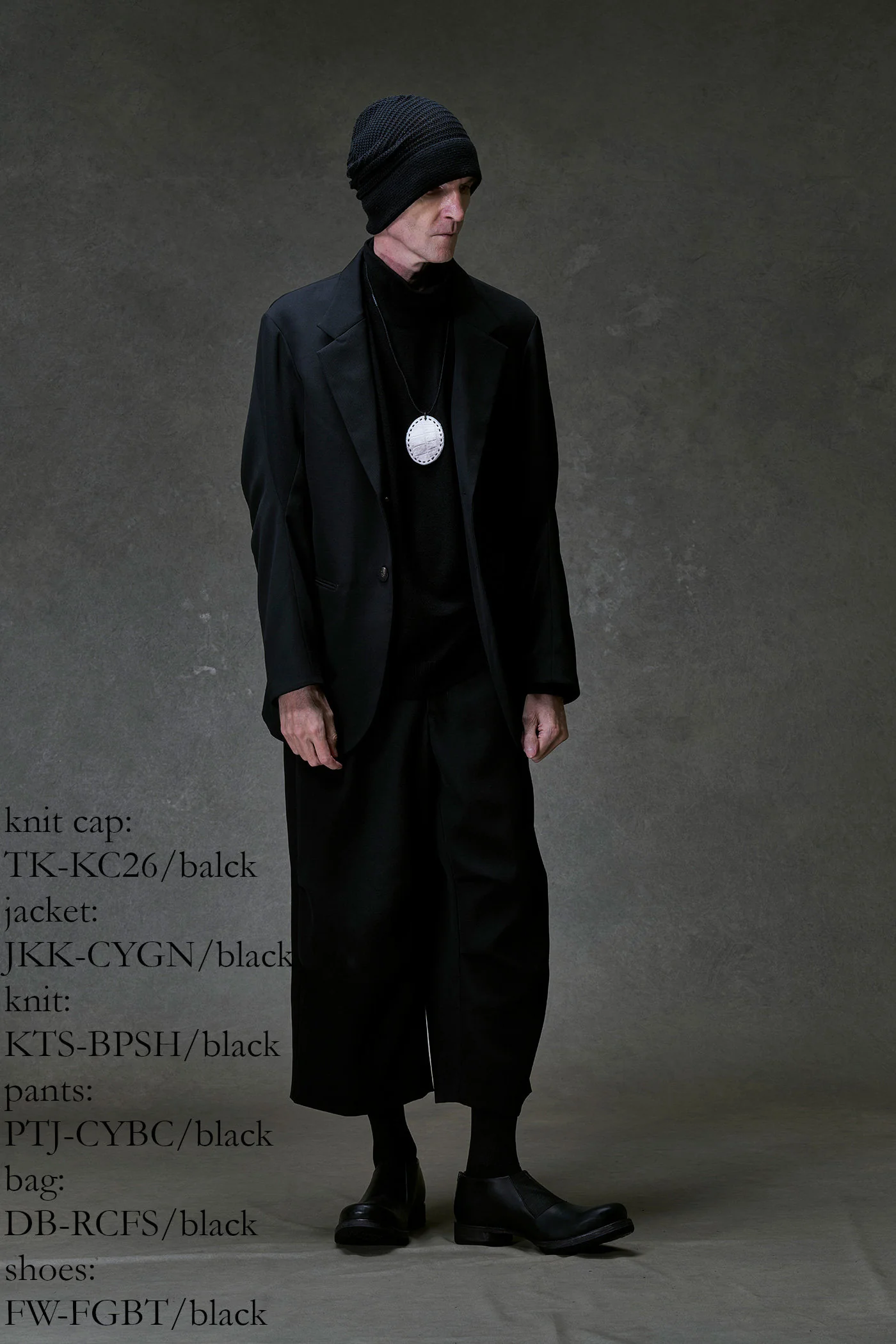 DEVOA 26SS Loose Fit Pants DVA-PTJ-CYBC-BLACK - Image 12
