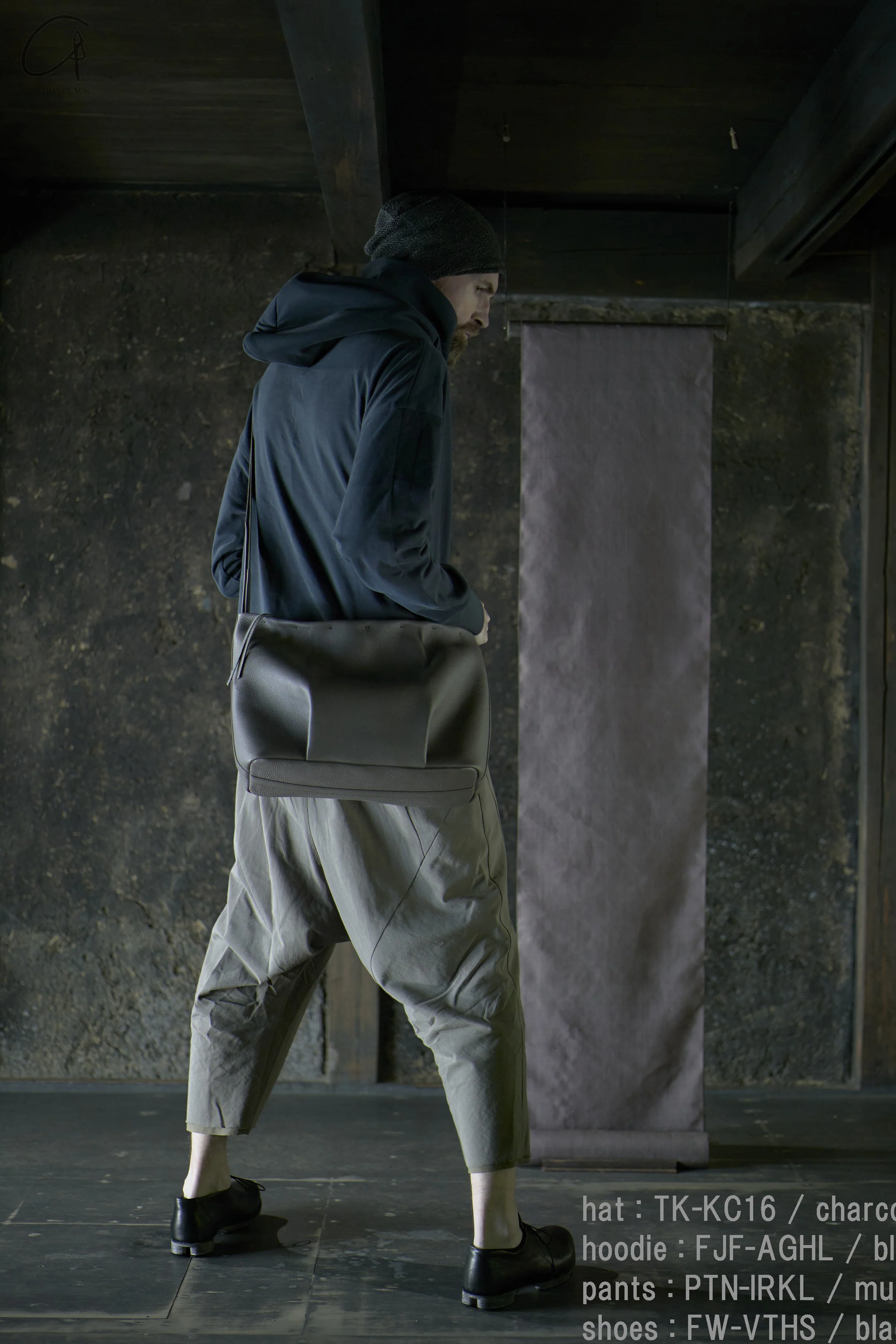 Devoa pure cotton hooded pullover sweatshirt 23 spring and summer Japan DVA-FJF-AGHL-LANHUI blue-gray - Image 20