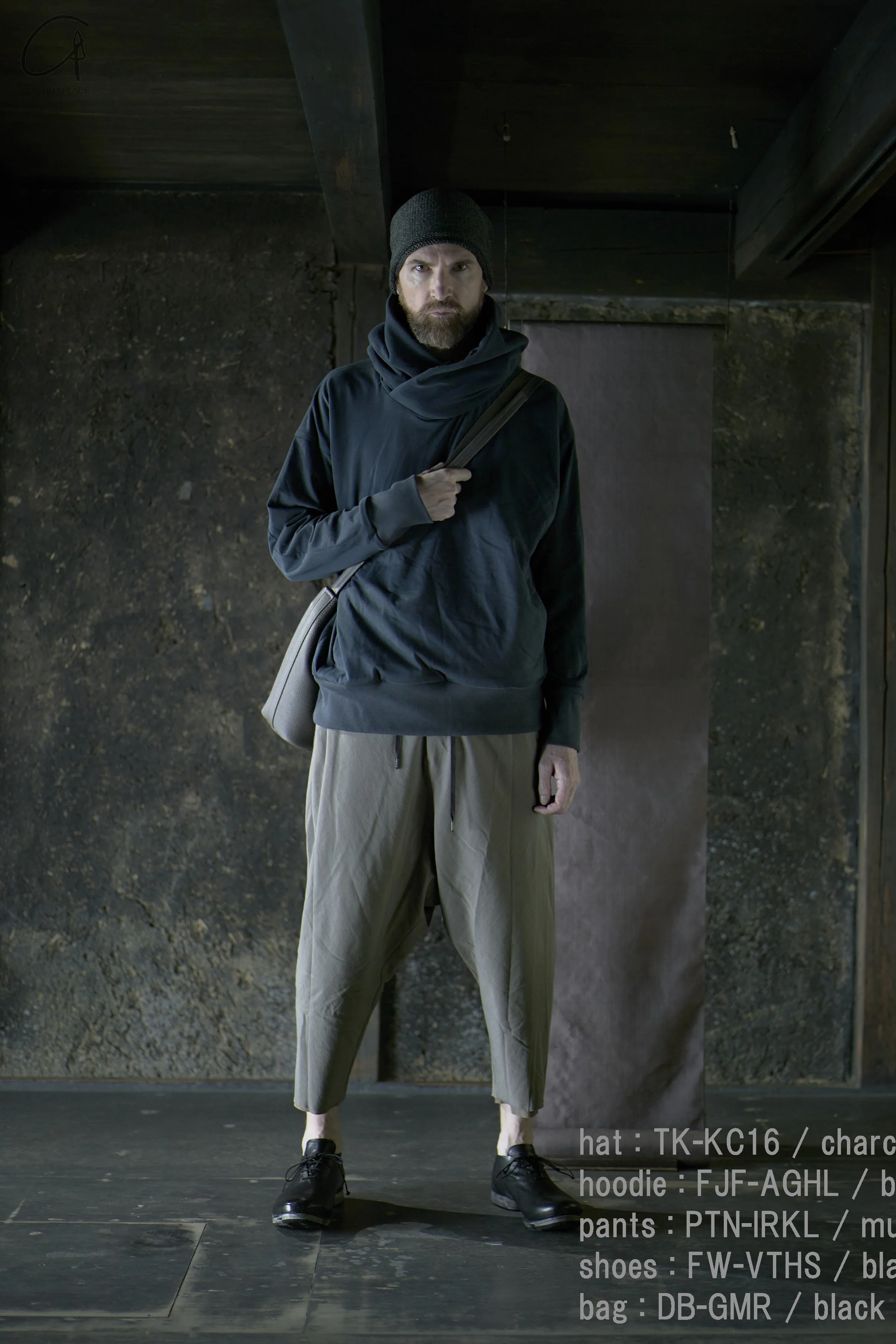 Devoa pure cotton hooded pullover sweatshirt 23 spring and summer Japan DVA-FJF-AGHL-LANHUI blue-gray - Image 9