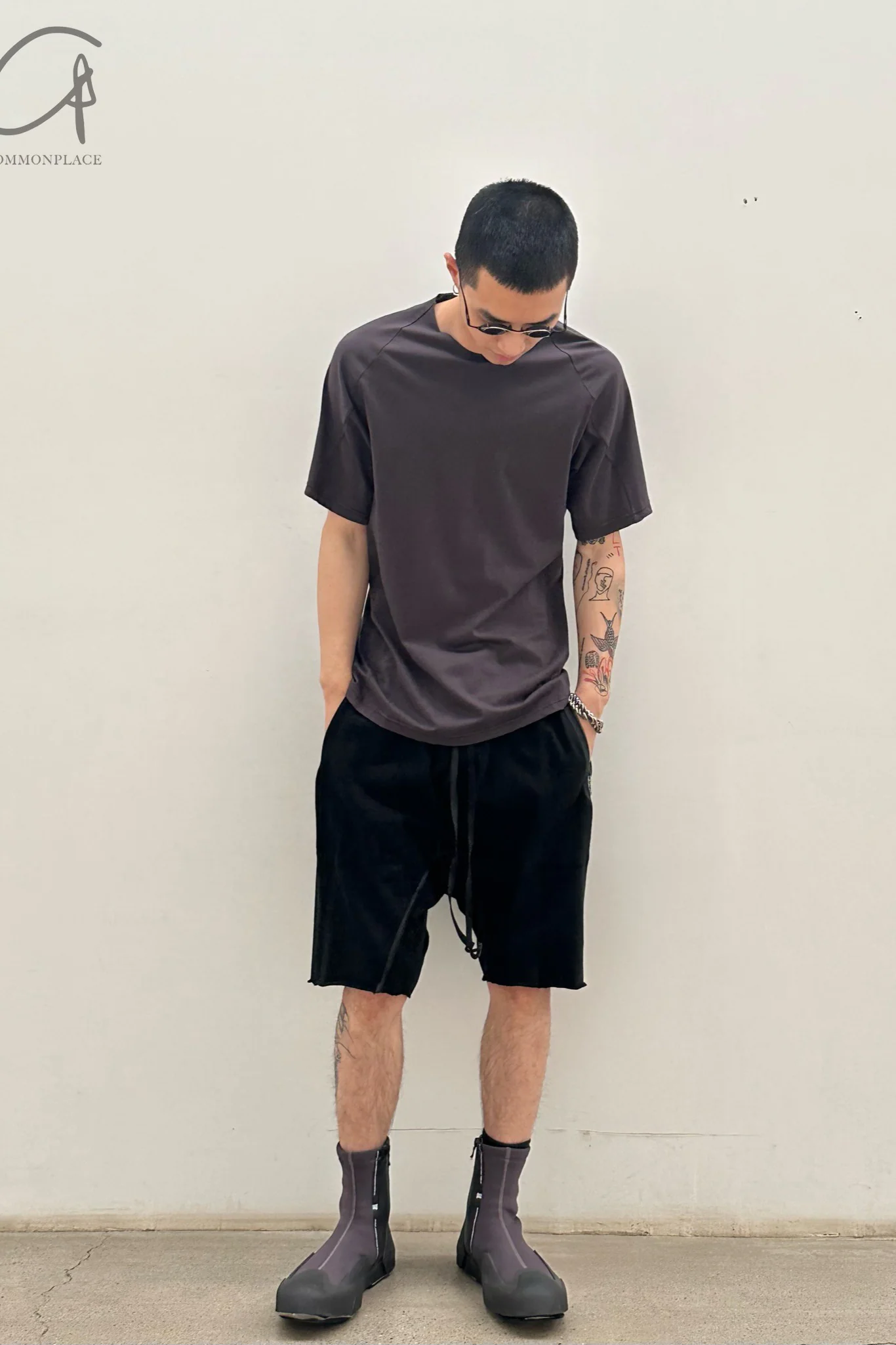 DEVOA Charcoal Gray T-Shirt CSC-DSD1 - Image 3