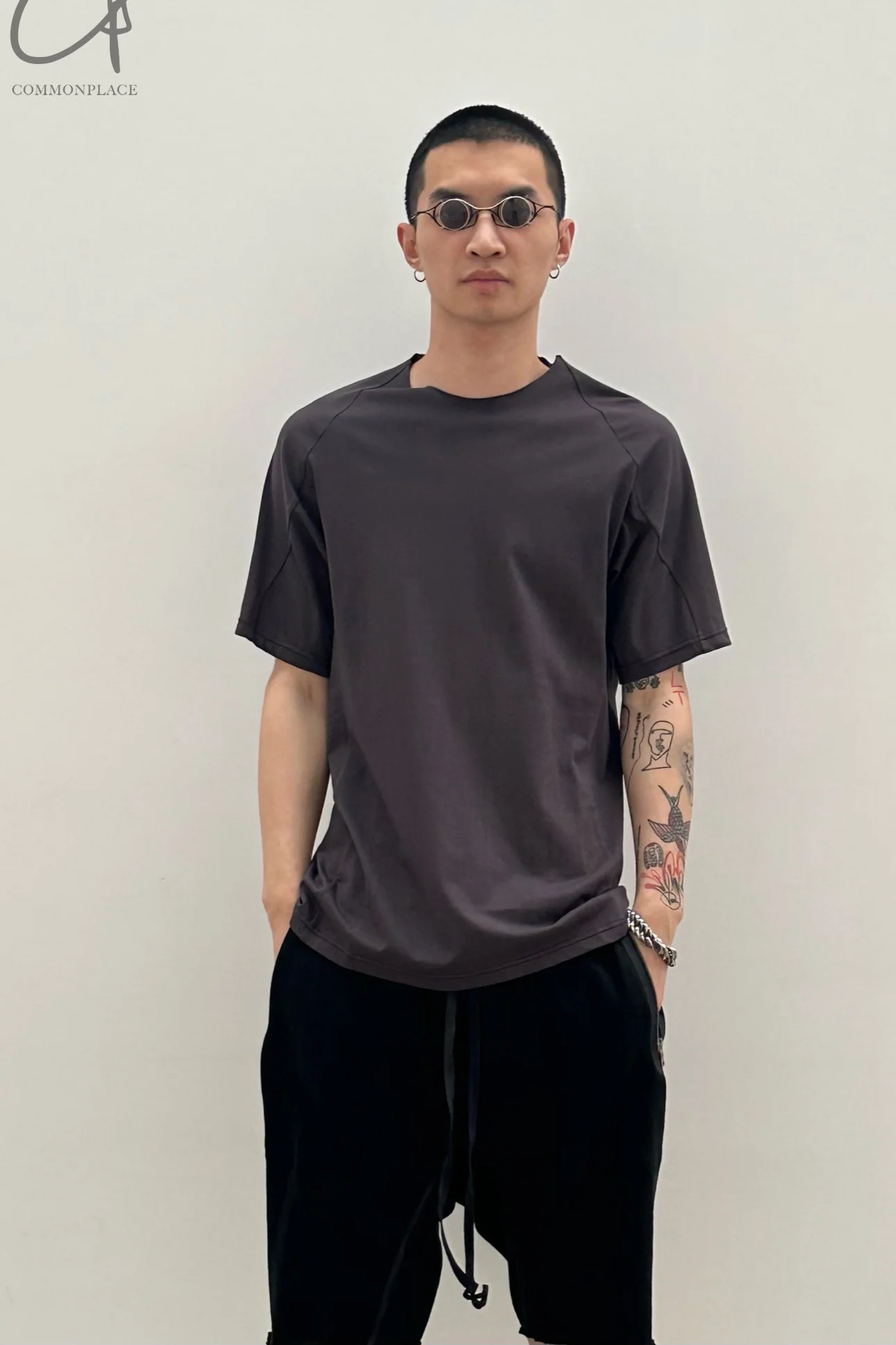 DEVOA Charcoal Gray T-Shirt CSC-DSD1 - Image 4
