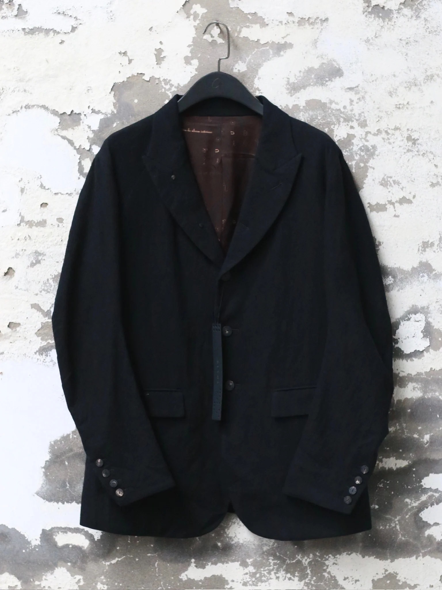 DEVOA Fall/Winter 2025 Men's Jacket DVA-JKK-GFVR-BLACK - Image 5