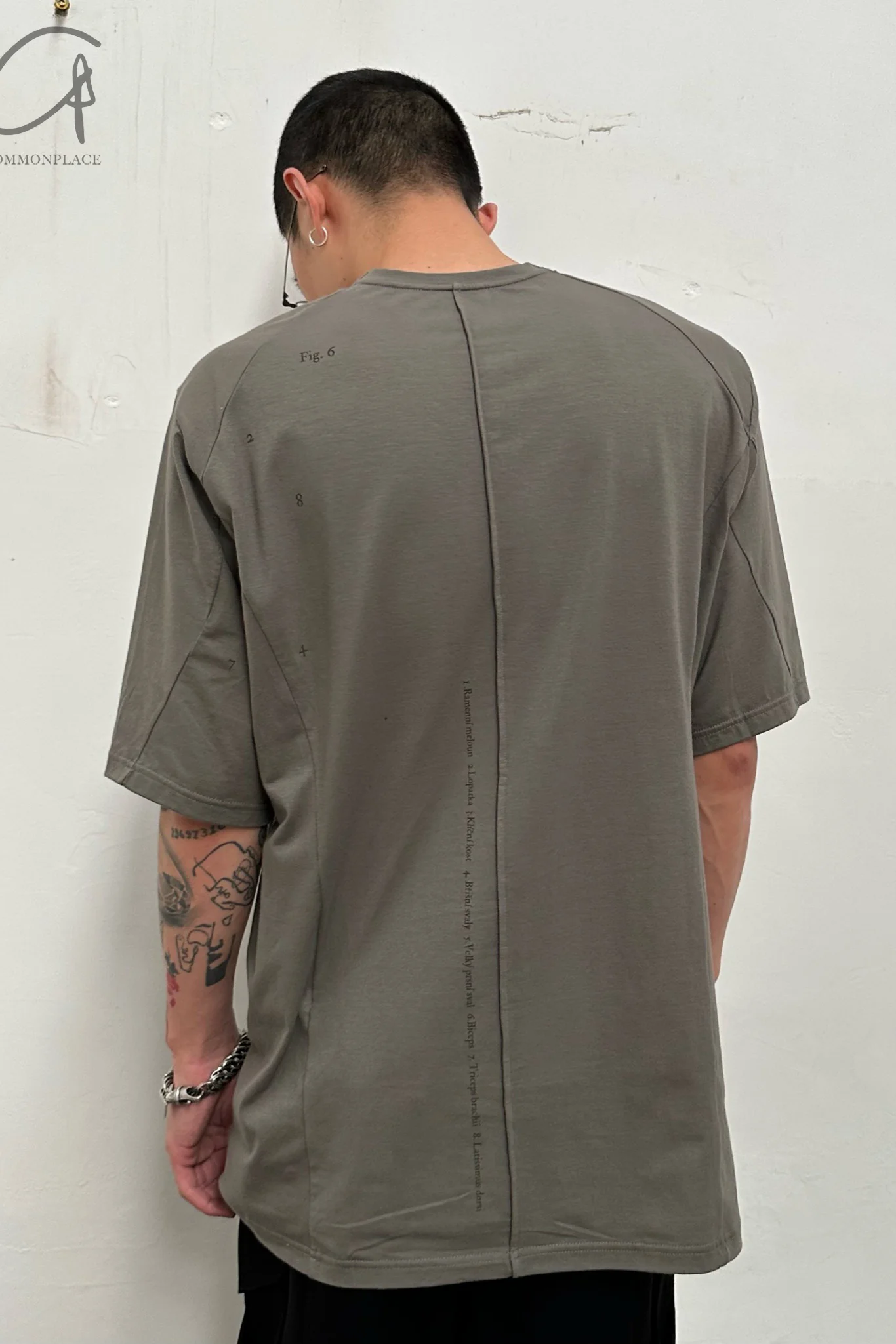 DEVOA gray T-shirt CSC-SSB1 - Image 2