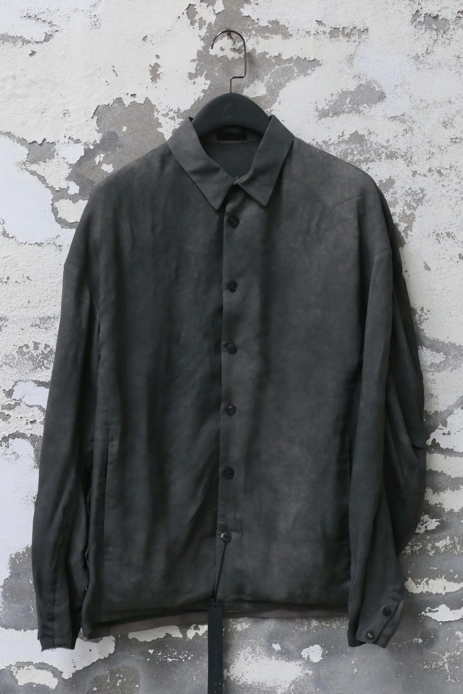 DEVOA Jacket 24SS JKI-SVLR-MUTAN Charcoal - Image 4