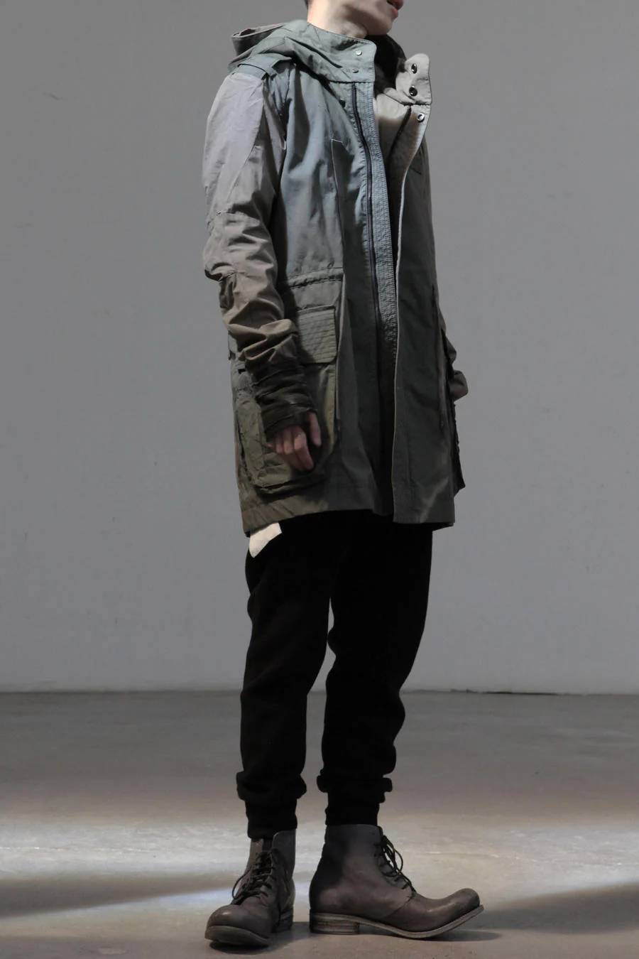 Devoa JKI-GMM Jacket Khaki & Army Green - Image 11