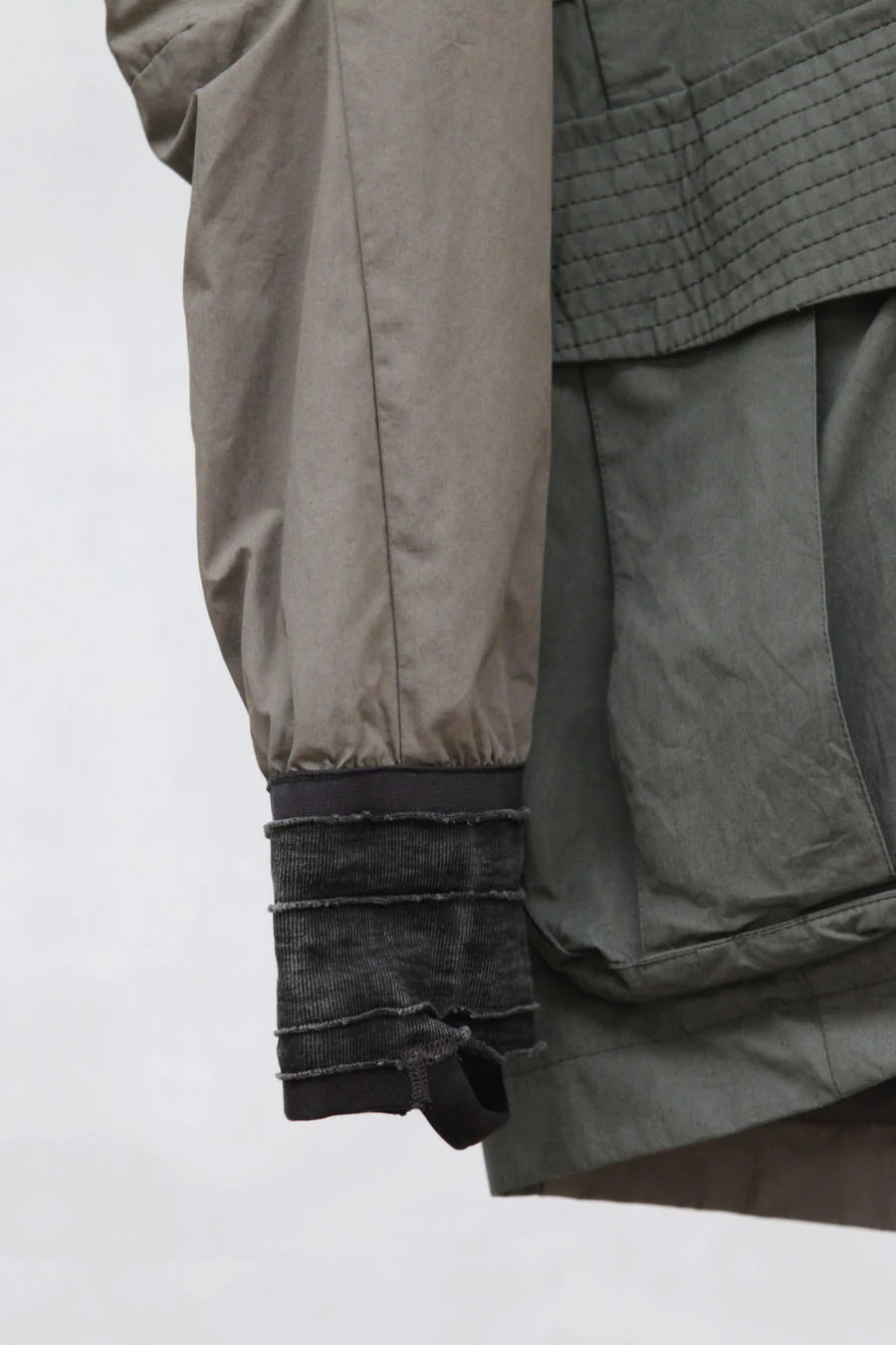 Devoa JKI-GMM Jacket Khaki & Army Green - Image 4