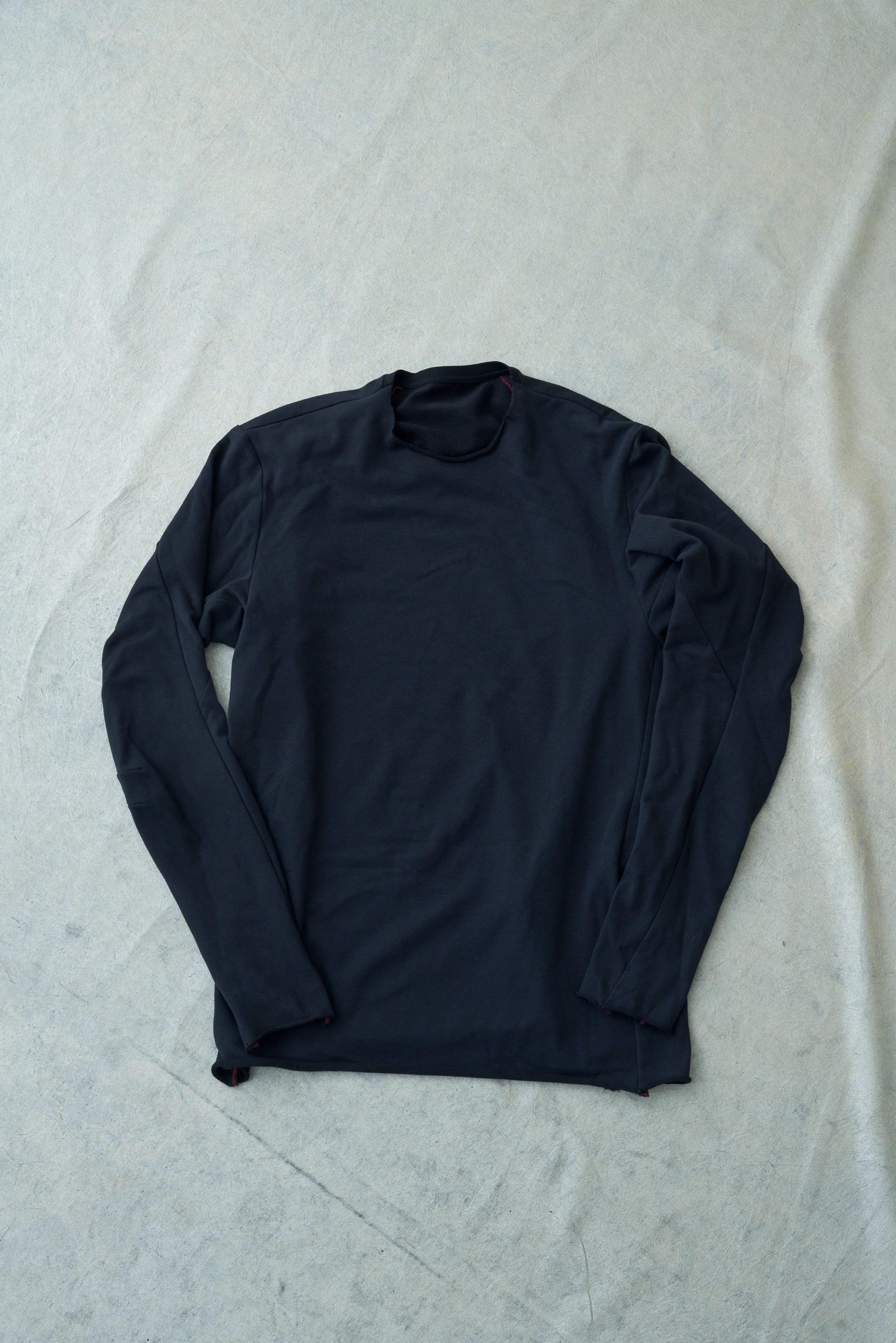 DEVOA knitted long-sleeved T-shirt CSE-3SU3 black - Image 8