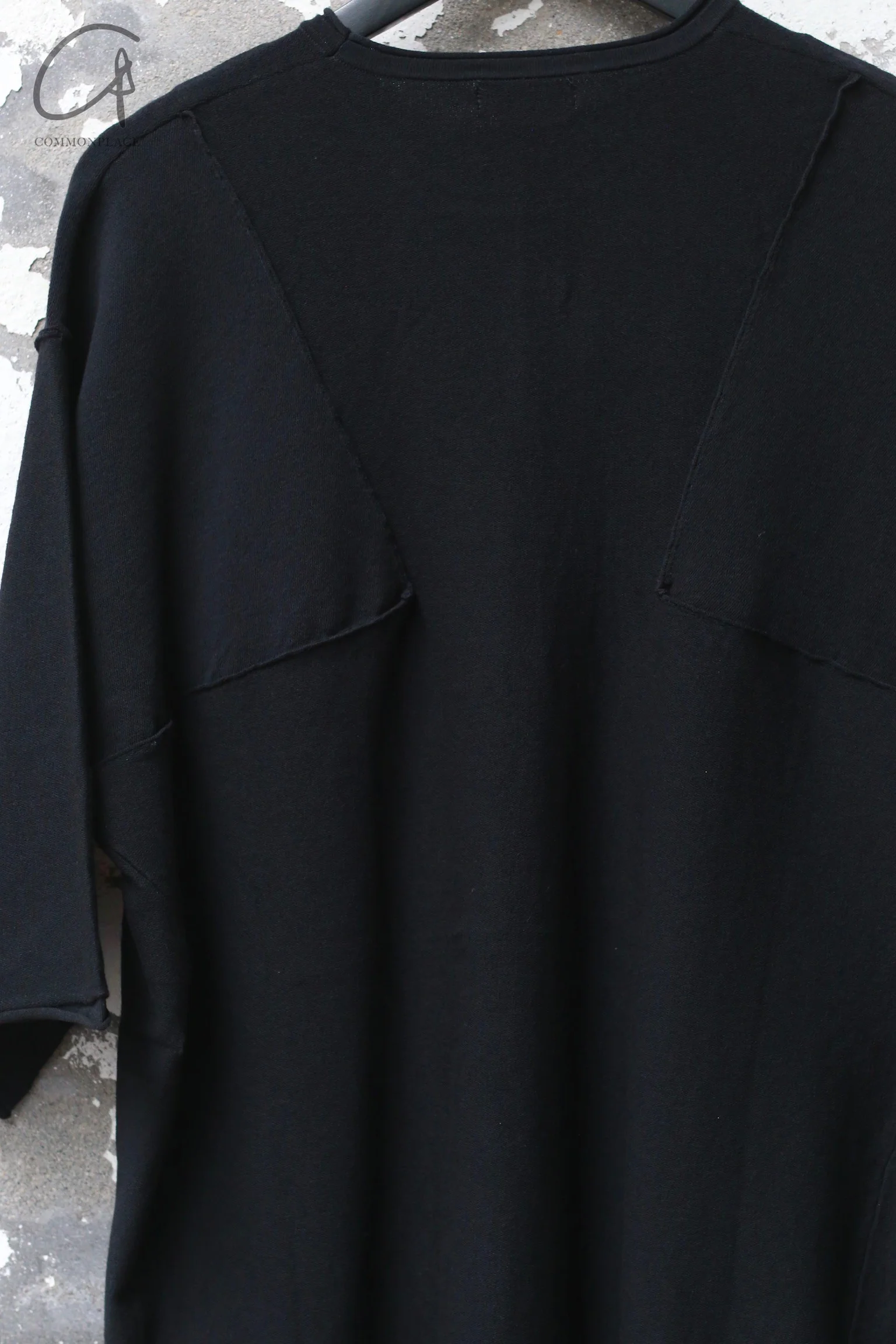 DEVOA knitted round neck T-shirt DVA-SKC-HPC1-HEI black - Image 5