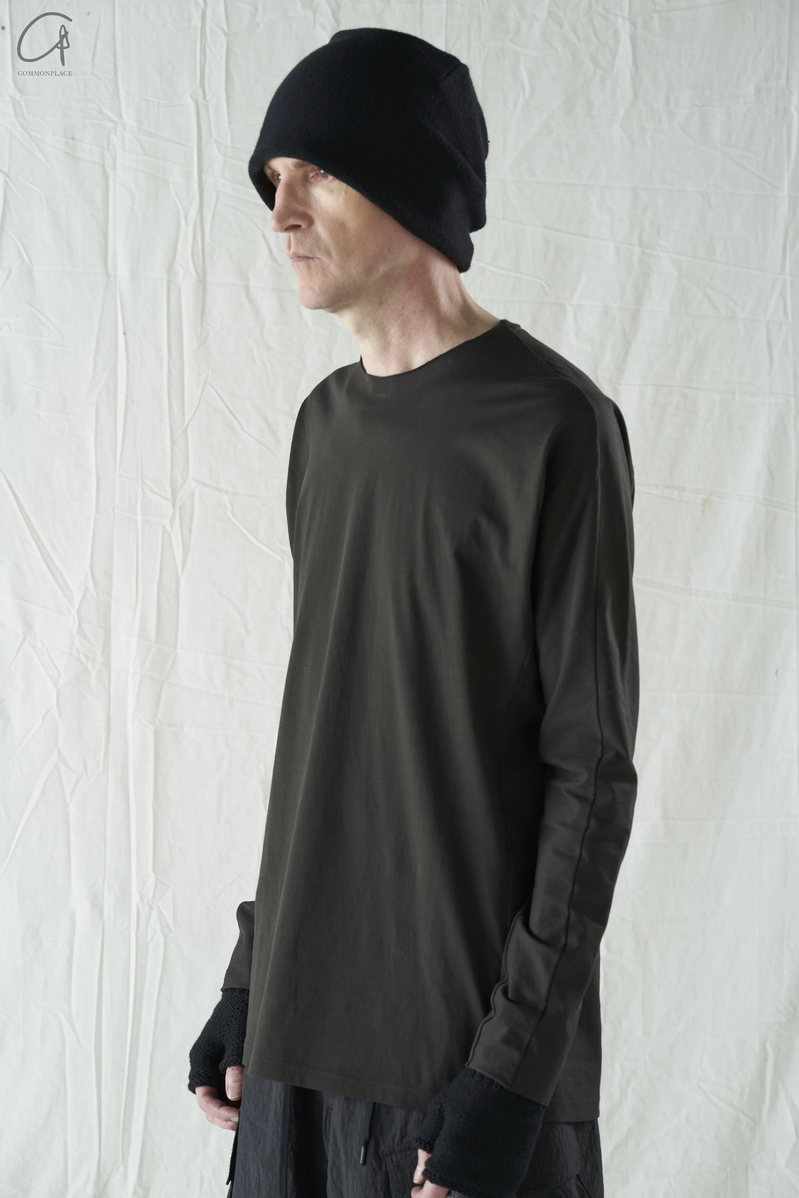 DEVOA pullover 23AW CSC-TC833 khaki brown - Image 8