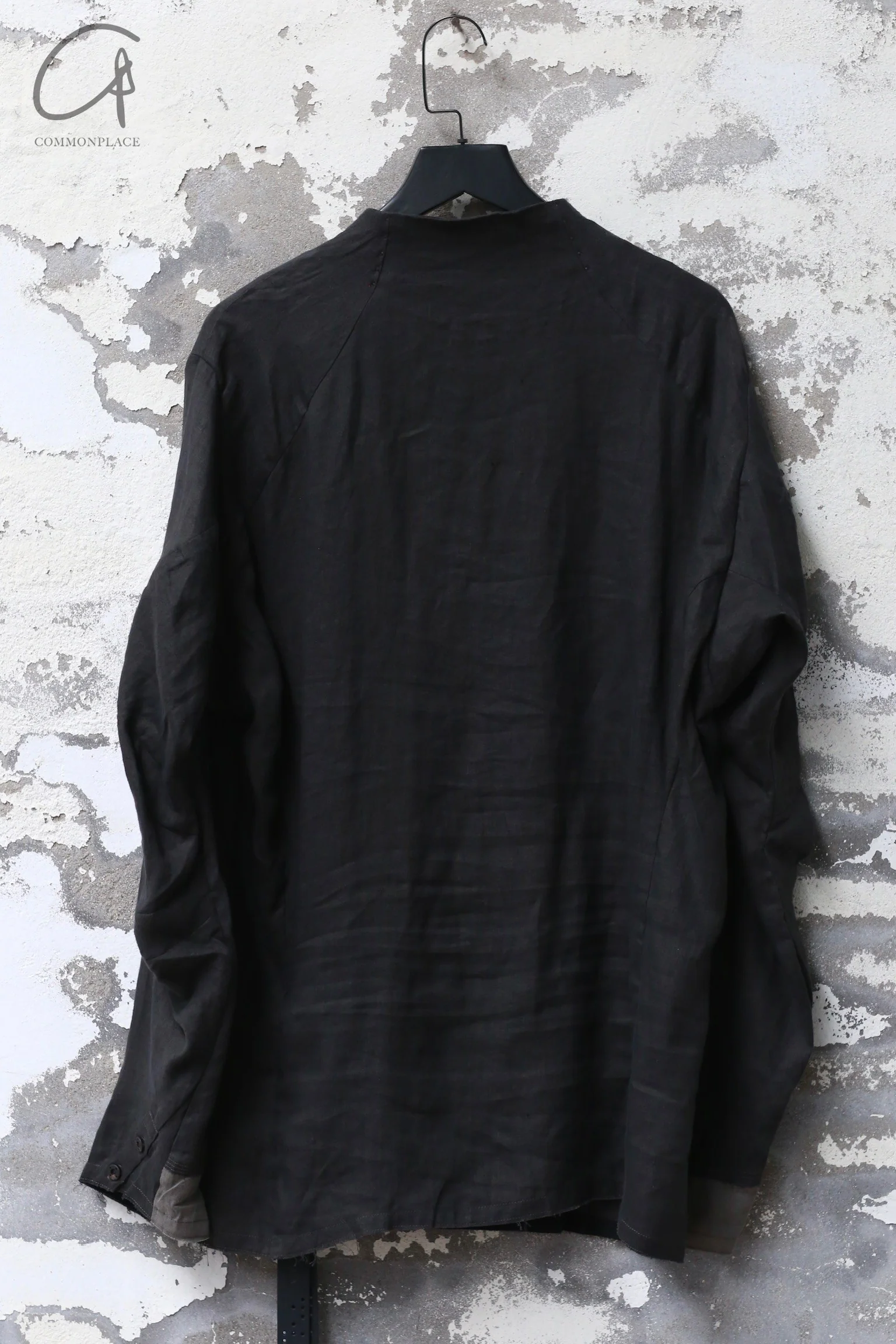 Devoa Shirt, Made in Japan, DVA-SHE-FNKH-MT, Charcoal - Image 7