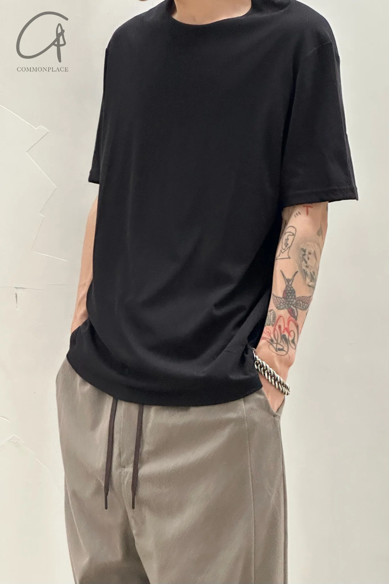 DEVOA short-sleeved T-shirt CSC-HT1 black - Image 5