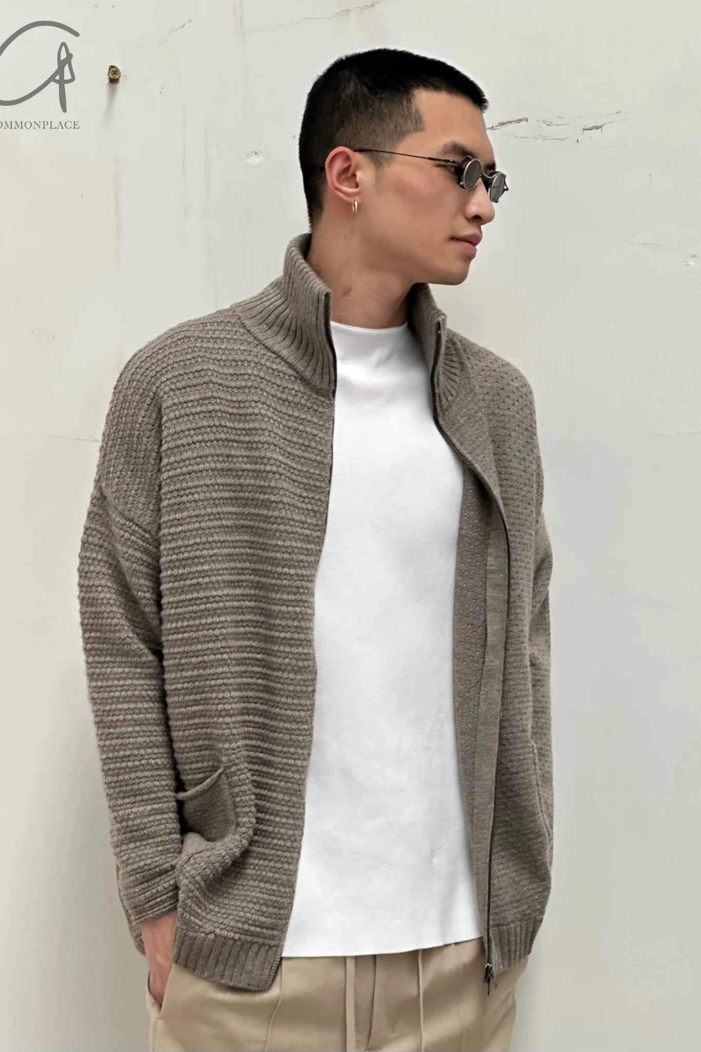 DEVOA sweater KTS-MLH mochi ash - Image 7