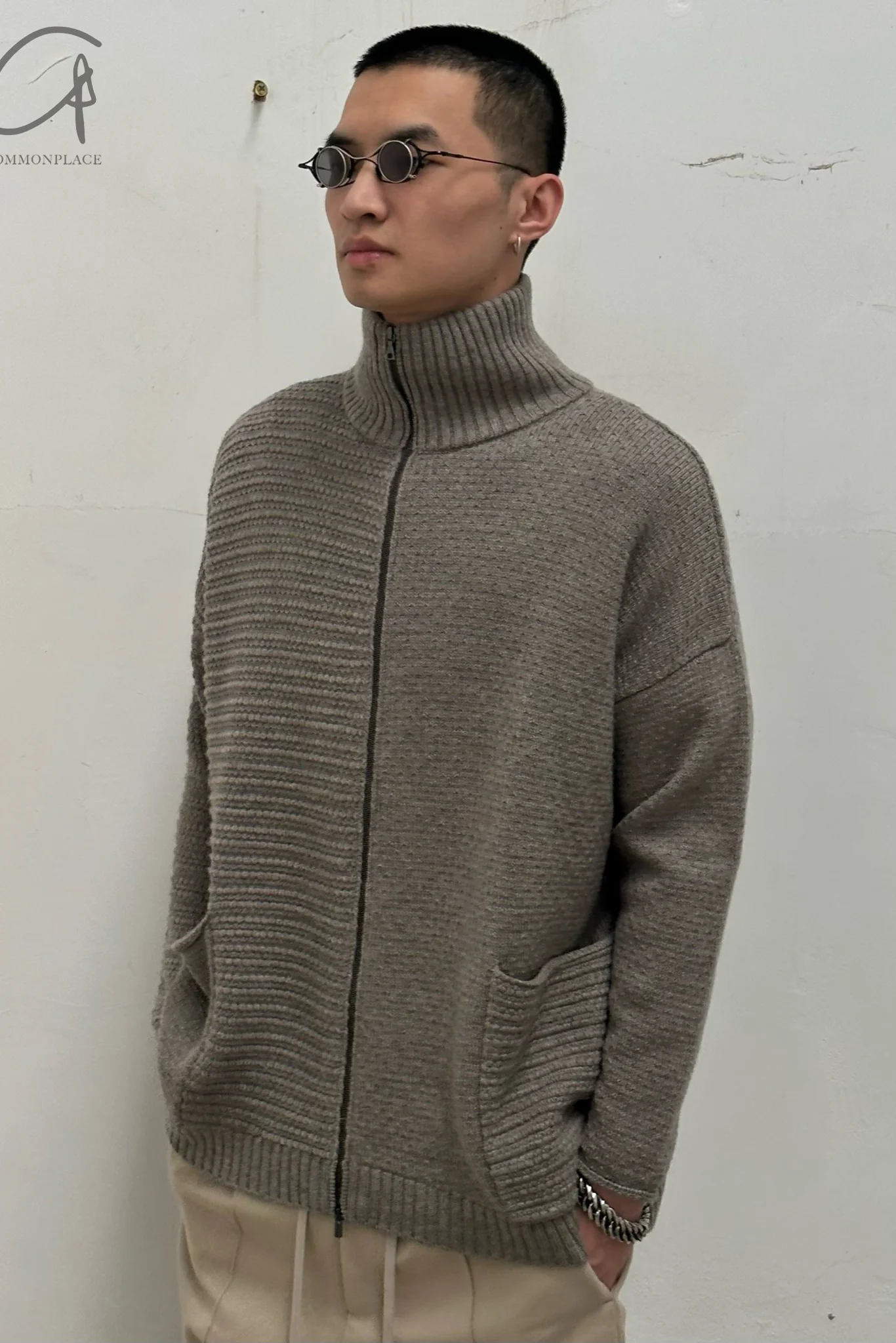 DEVOA sweater KTS-MLH mochi ash - Image 9