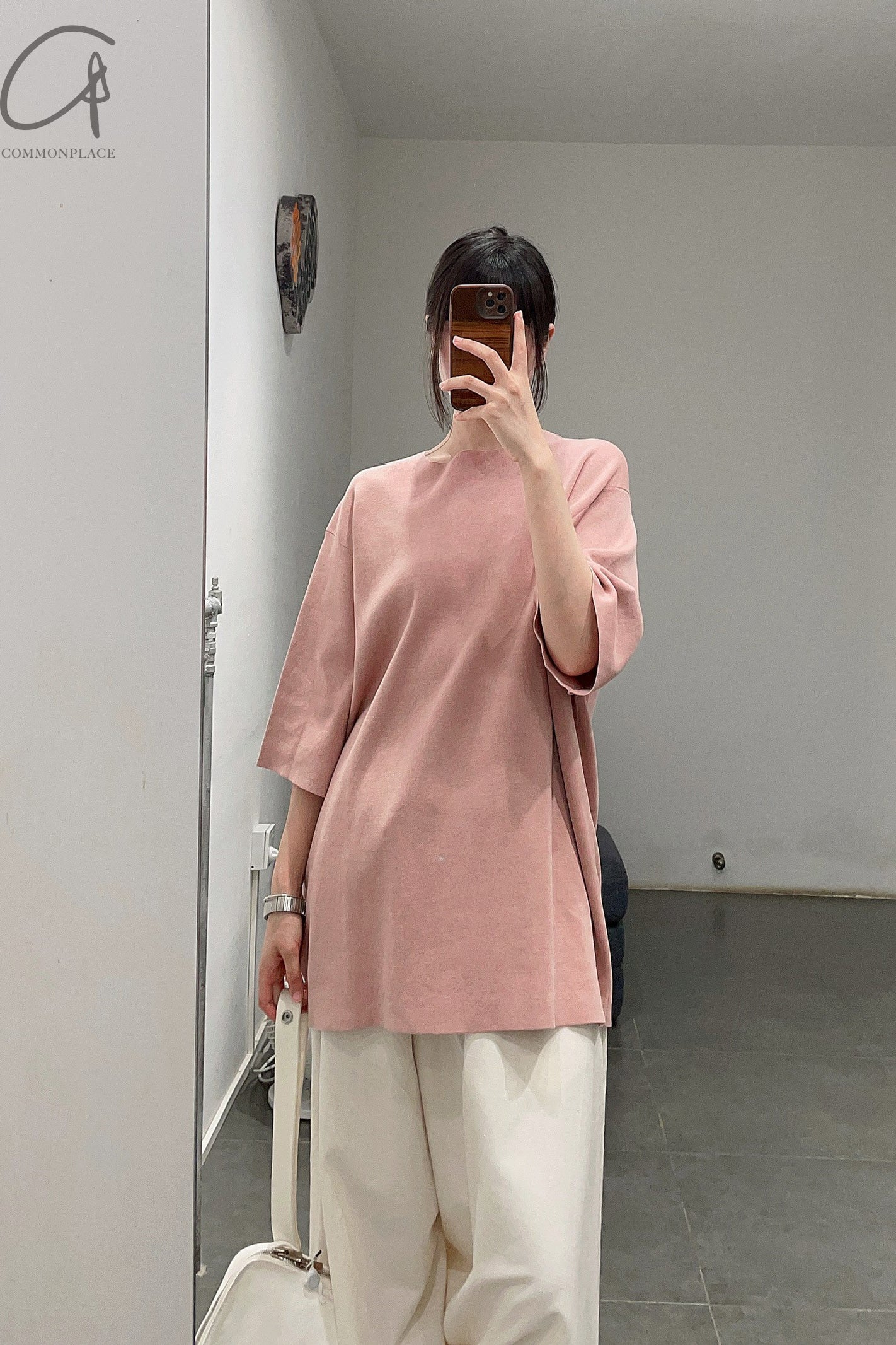 DEVOA T-shirt KTS-CSL1 dark pink - Image 15