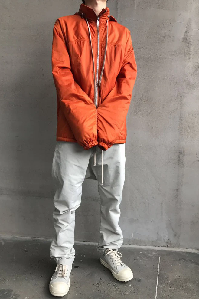 Drkshdw by Rick Owens (woven cotton jacket-windbreaker) DU17S5761 MU 15 MARINE - Image 15