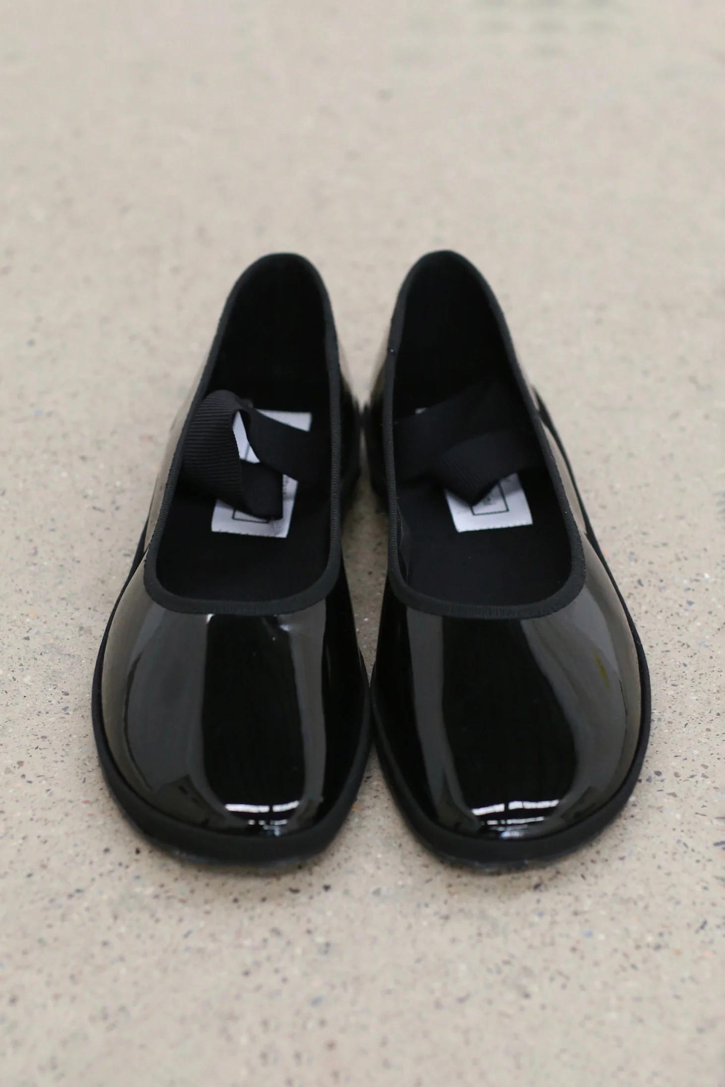 Drogheria Crivellini Fall/Winter 2025 Ballet Elastic Round-Toe Shoes DC-BBRE PT OO BLX-HEI Black