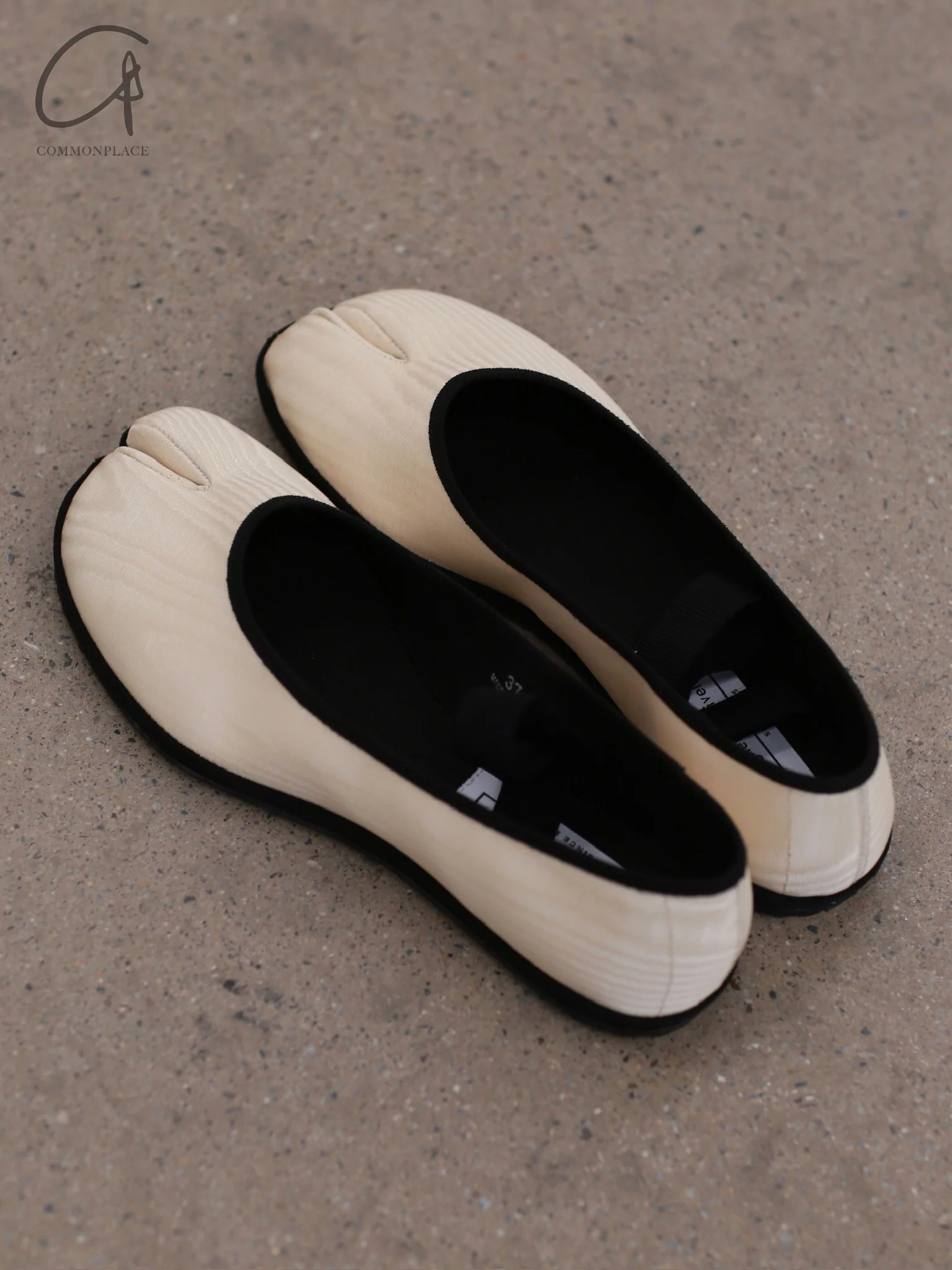 Drogheria Crivellini Fortebi Ballet Flats DC-FTBA MO BC CRB-NYH Cream + Black - Image 3
